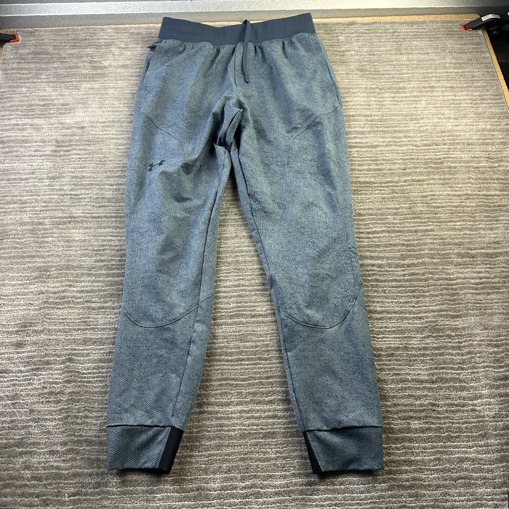 Under Armour Under Armour Pants Mens Medium Blue Unstoppable Sweatpants Joggers Fashion Activewear Regular Fit Pockets Elastic Waist Size US 31 - 2 Thumbnail