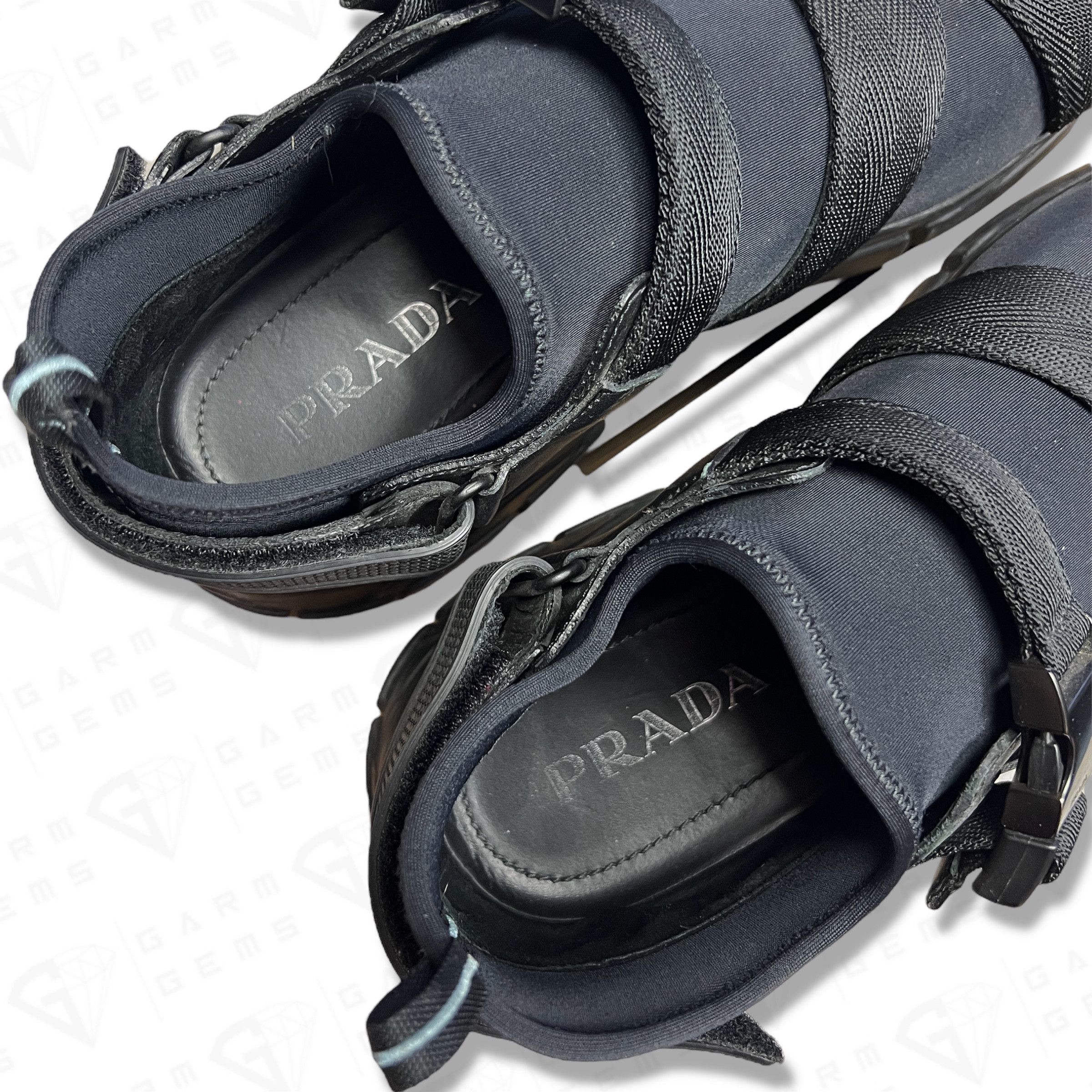 Prada Prada Neoprene Buckle Strap Trainers Size US 9 / EU 42 - 9 Thumbnail