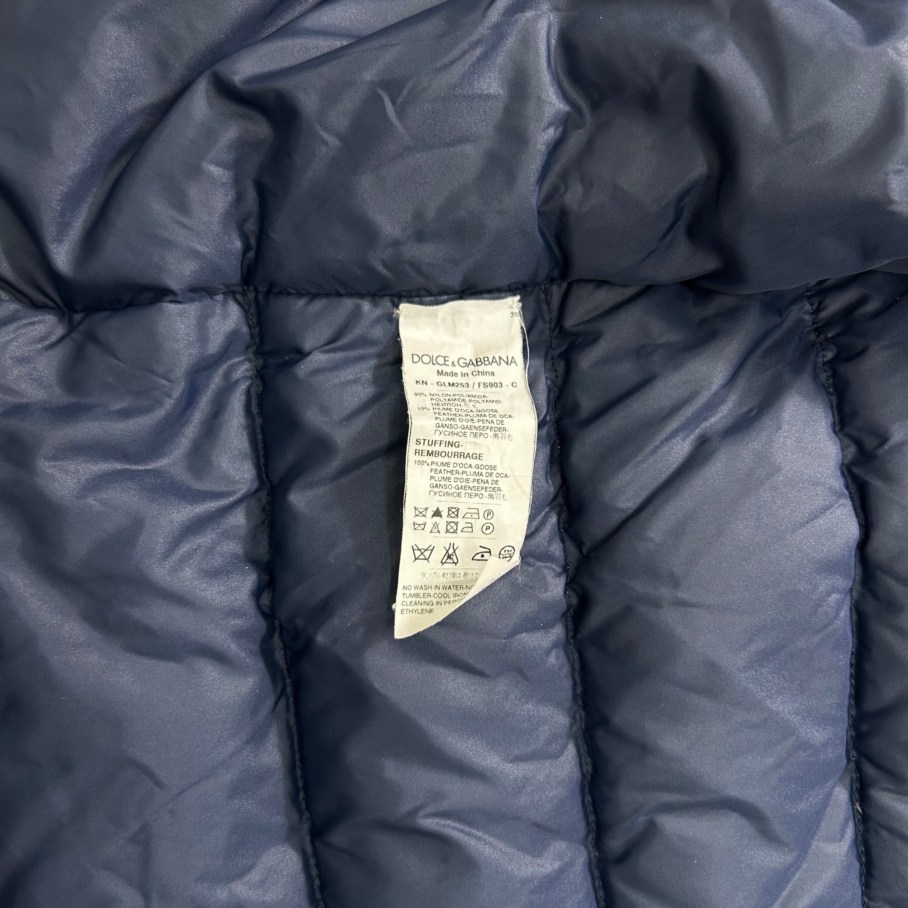 Dolce & Gabbana Dolce & Gabbana 2010's Navy Puffer Jacket Size US S / EU 44-46 / 1 - 7 Thumbnail
