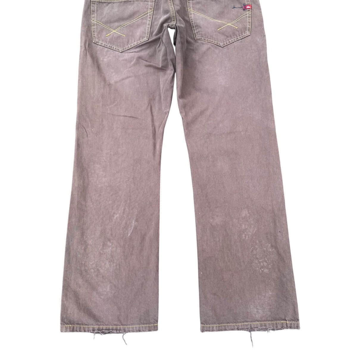 Quiksilver Vintage 90s Quiksilver Distressed Denim Jeans Brown Size US 34 / EU 50 - 14 Thumbnail