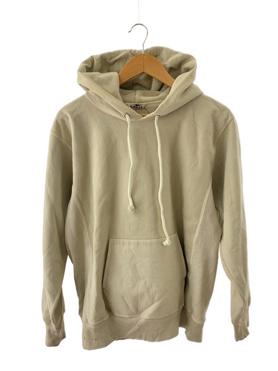 Auralee Green Cotton Super Milled Sweat P O Parka Size US L / EU 52-54 / 3 - 1 Thumbnail