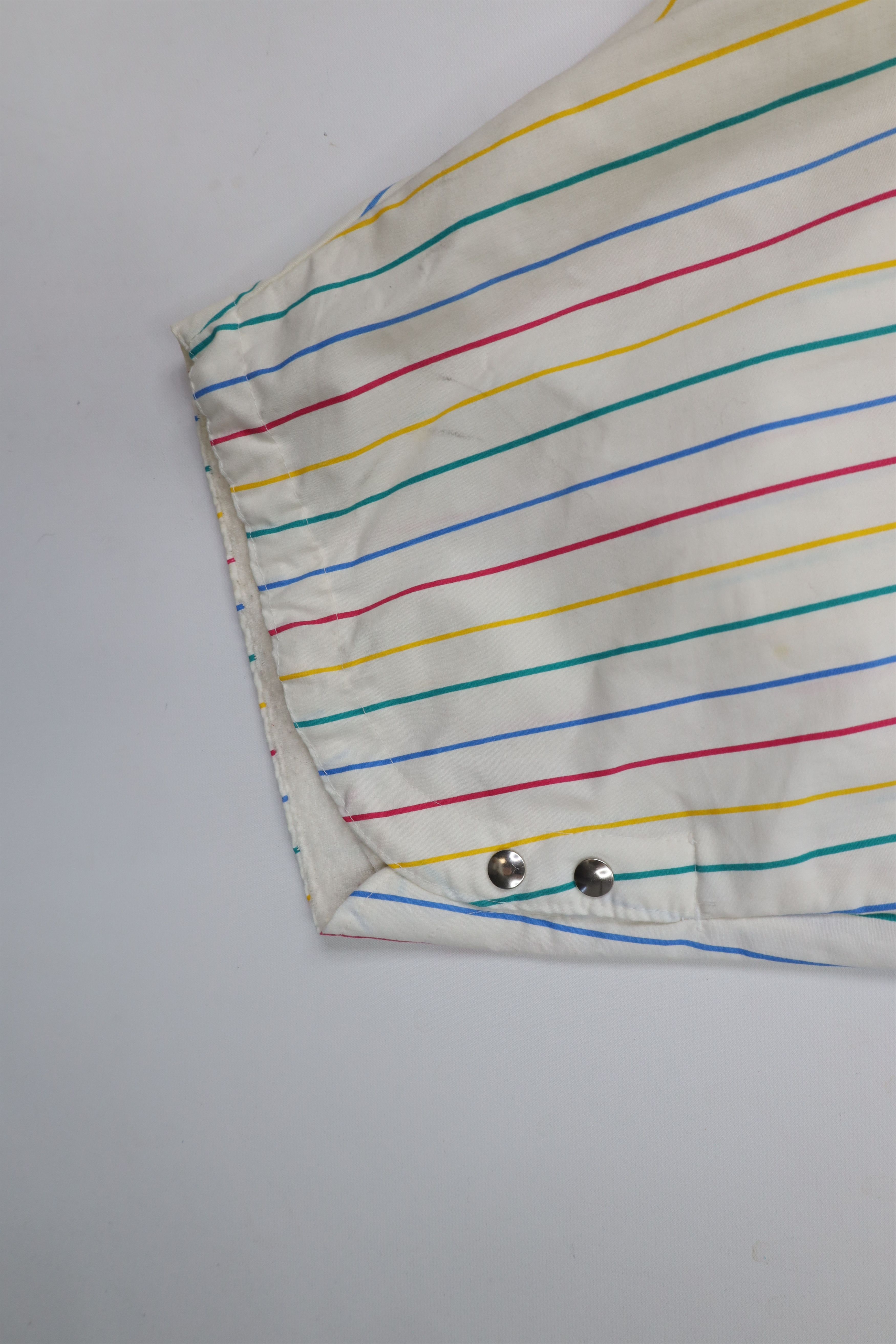 Vintage Vintage 90s Streetwear Striped Sleep Pajamas Shorts USA Size US 44 / EU 60 - 5 Thumbnail