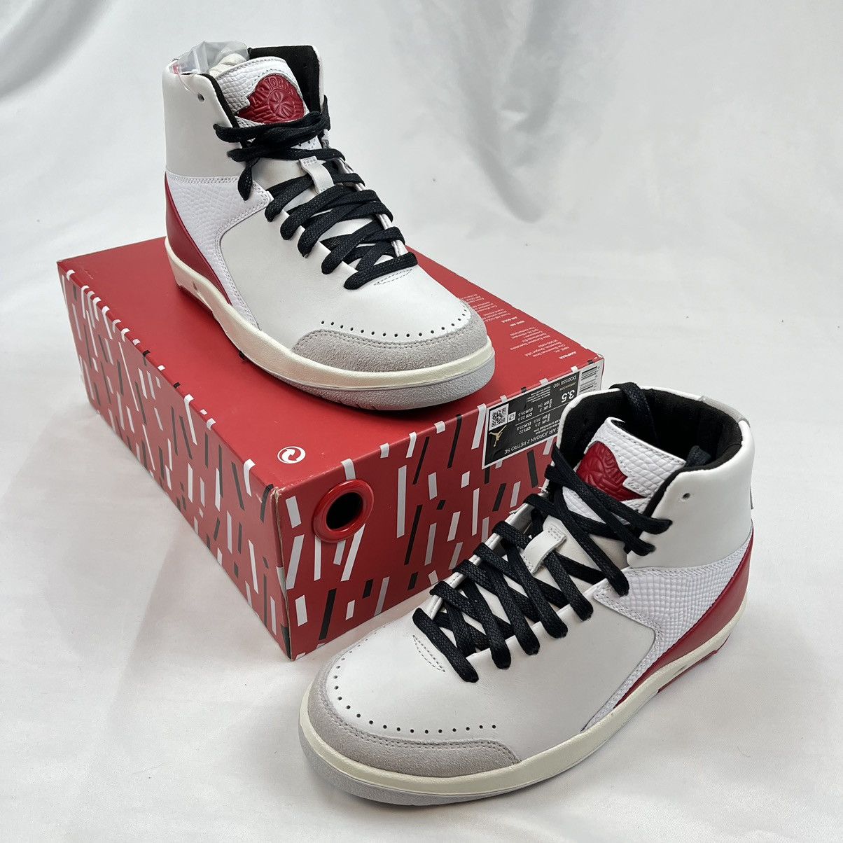 Air Jordan Retro SE Nina Chanel Abney White Red Wms Size