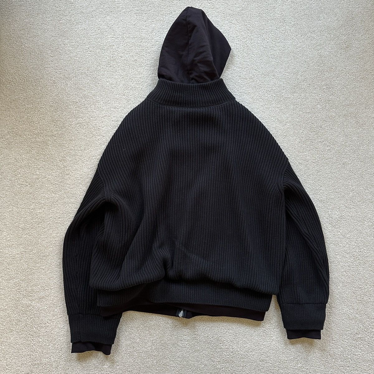 Balenciaga UNITY LAYERED SWEATER HOODIE Size US L / EU 52-54 / 3 - 7 Thumbnail