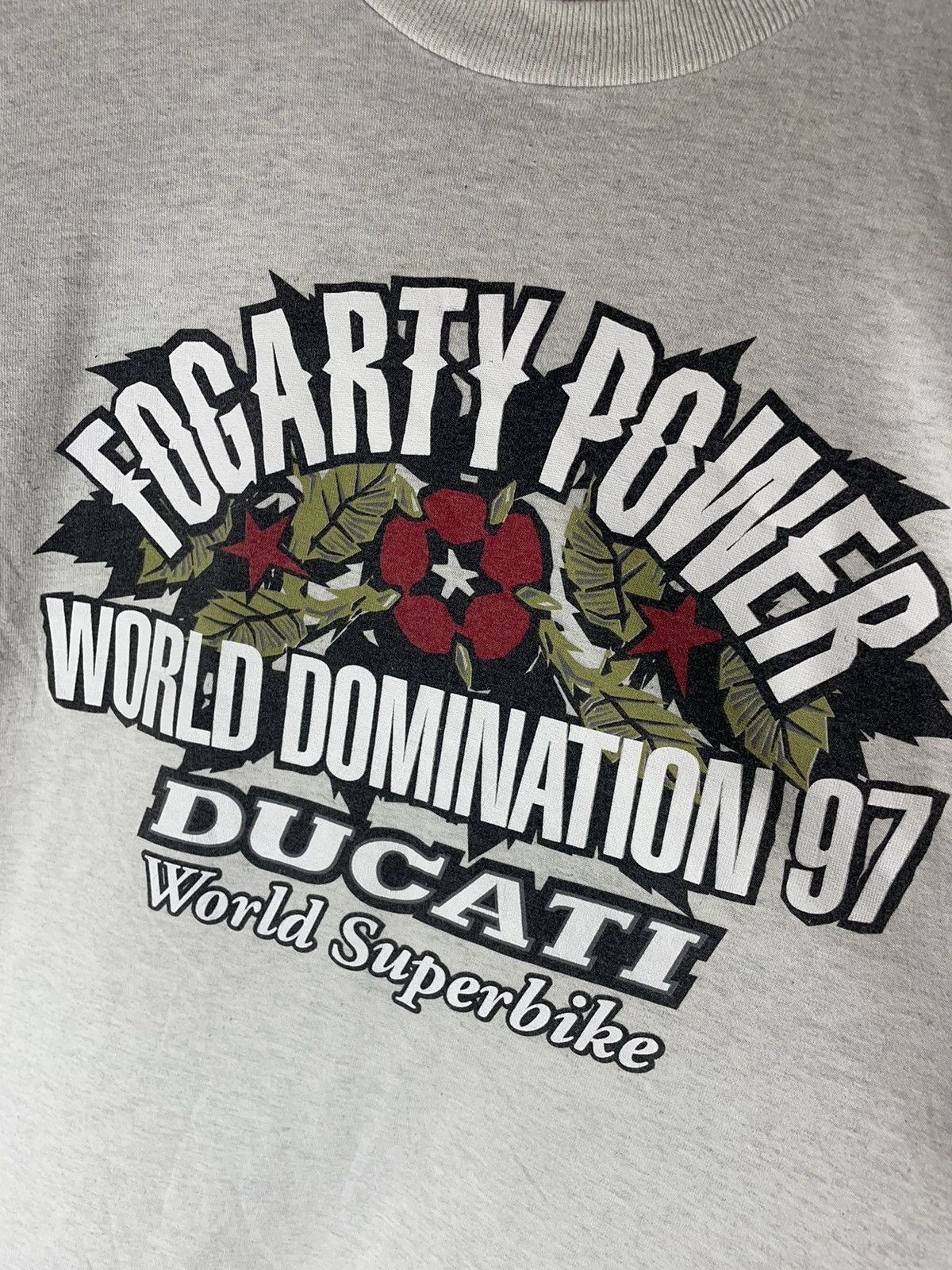 Ducati × Vintage Ducati Vintage Racing T shirt 90s Fogarty Size US L / EU 52-54 / 3 - 4 Thumbnail