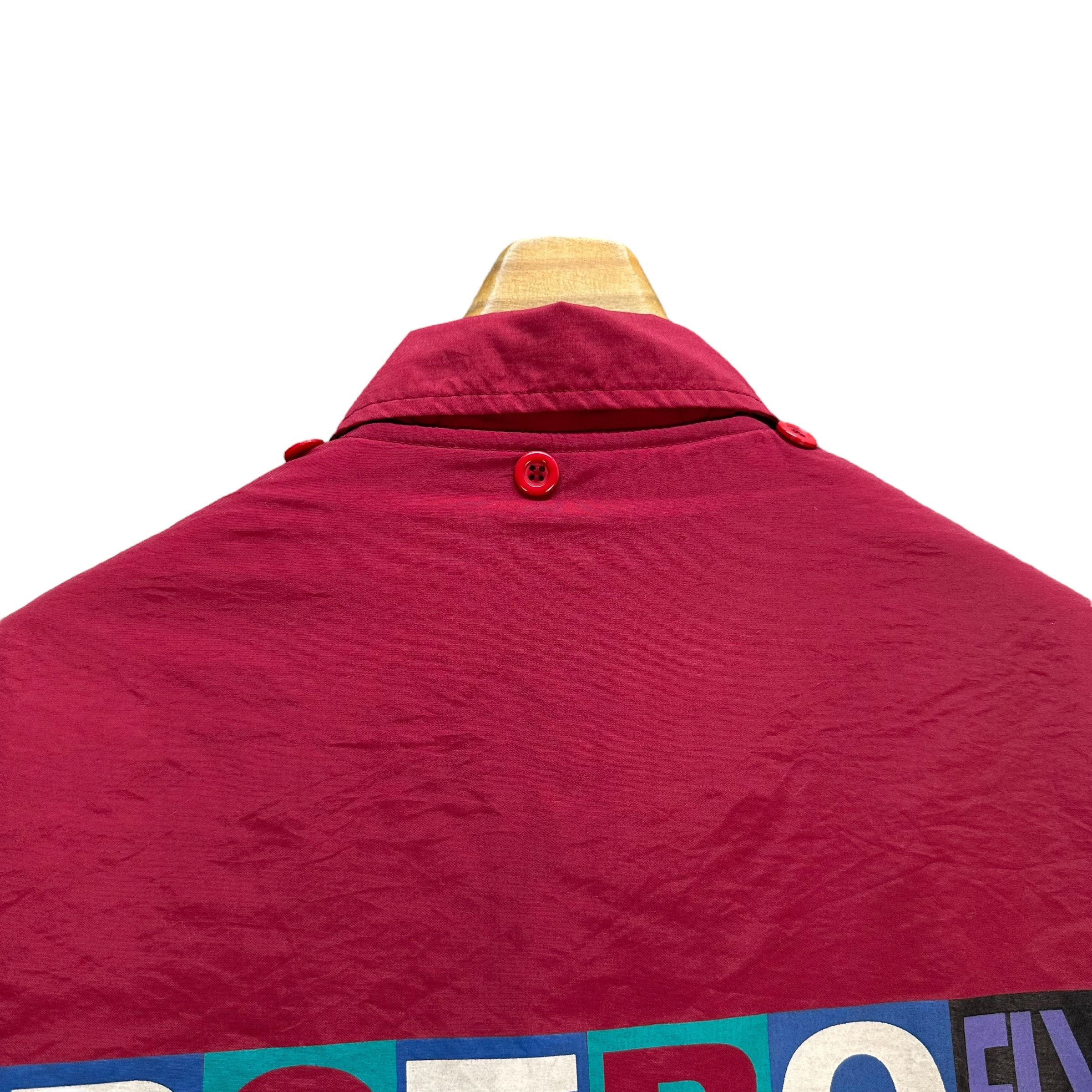 Levi's 92's Levi's Button Your Fly Big Logo Coach Jacket #A11-0264 Size US M / EU 48-50 / 2 - 2 Thumbnail