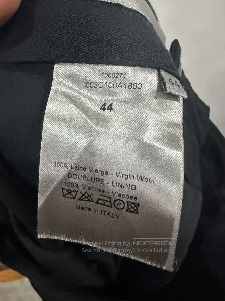 Dior Dior Black straight trousers Size US 28 / EU 44 - 4 Thumbnail