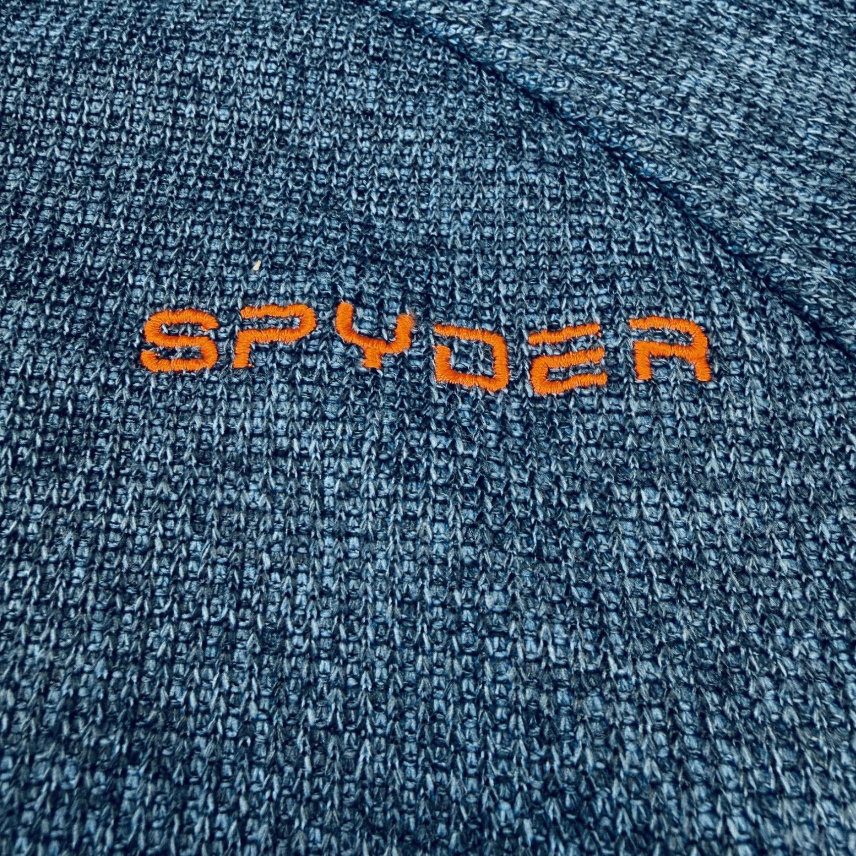 Spyder Spyder Pullover Mens L Colorblock 1/4 Zip Fleece Mock Neck Top Blue Size US L / EU 52-54 / 3 - 8 Thumbnail