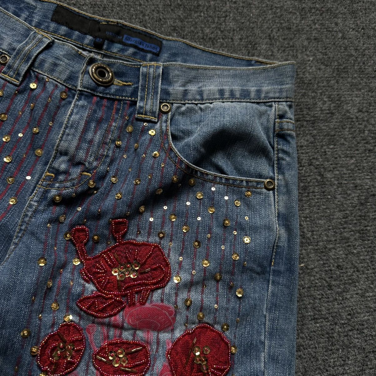 If Six Was Nine VTG Women’s Capri Jeans Ciorgia Johns Size 42 00s USA Hype Size 28" / US 6 / IT 42 - 10 Thumbnail