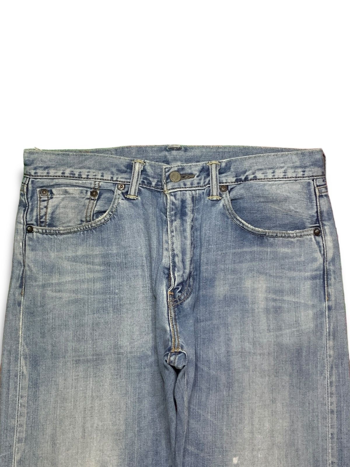 Levi's Vintage Levis 505 Acid Wash Style Distressed Rip Loose Jeans Size US 34 / EU 50 - 4 Thumbnail