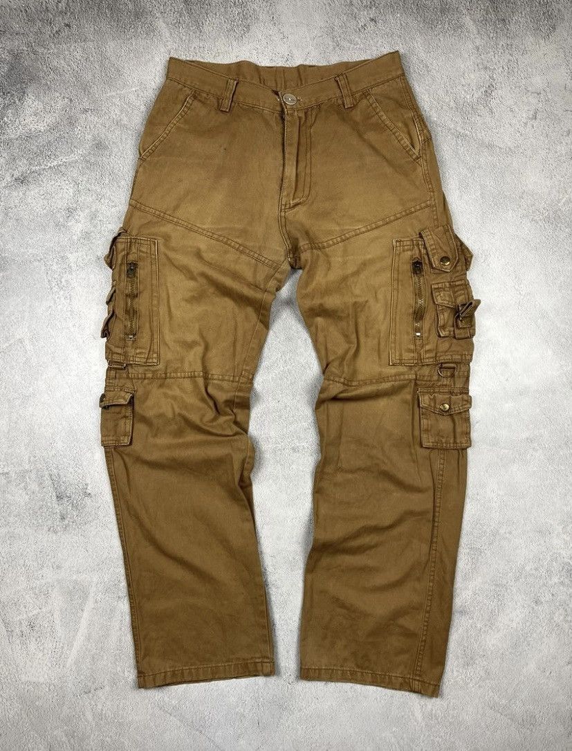 Japanese Brand Dirty pants Faded Crash denim thrashed y2k distressed jeans Size US 32 / EU 48 - 1 Thumbnail