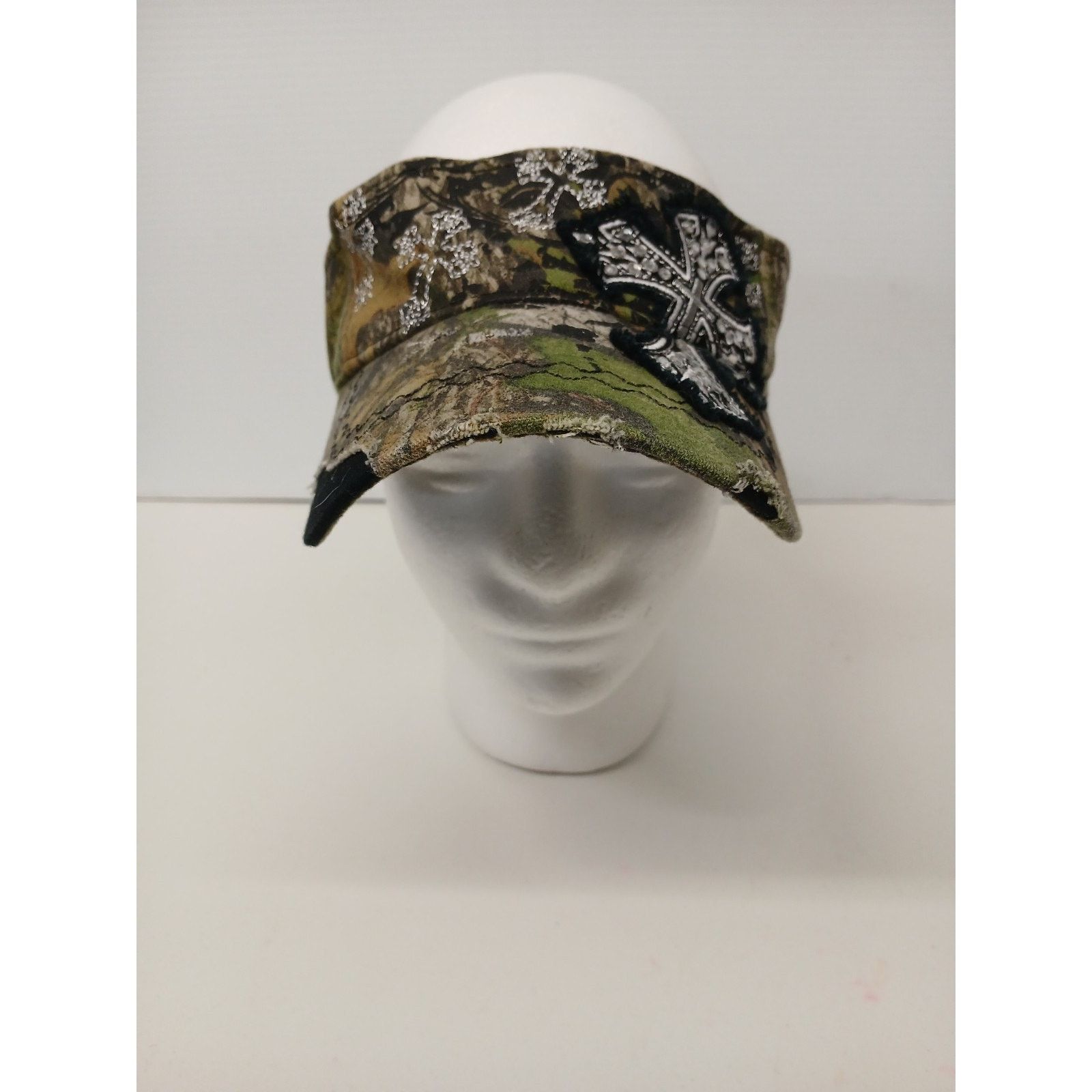 Mossy Oaks Mossy Oak (OSFM) Women's Camoflauge Velcrow Strap Visor Size ONE SIZE - 2 Thumbnail