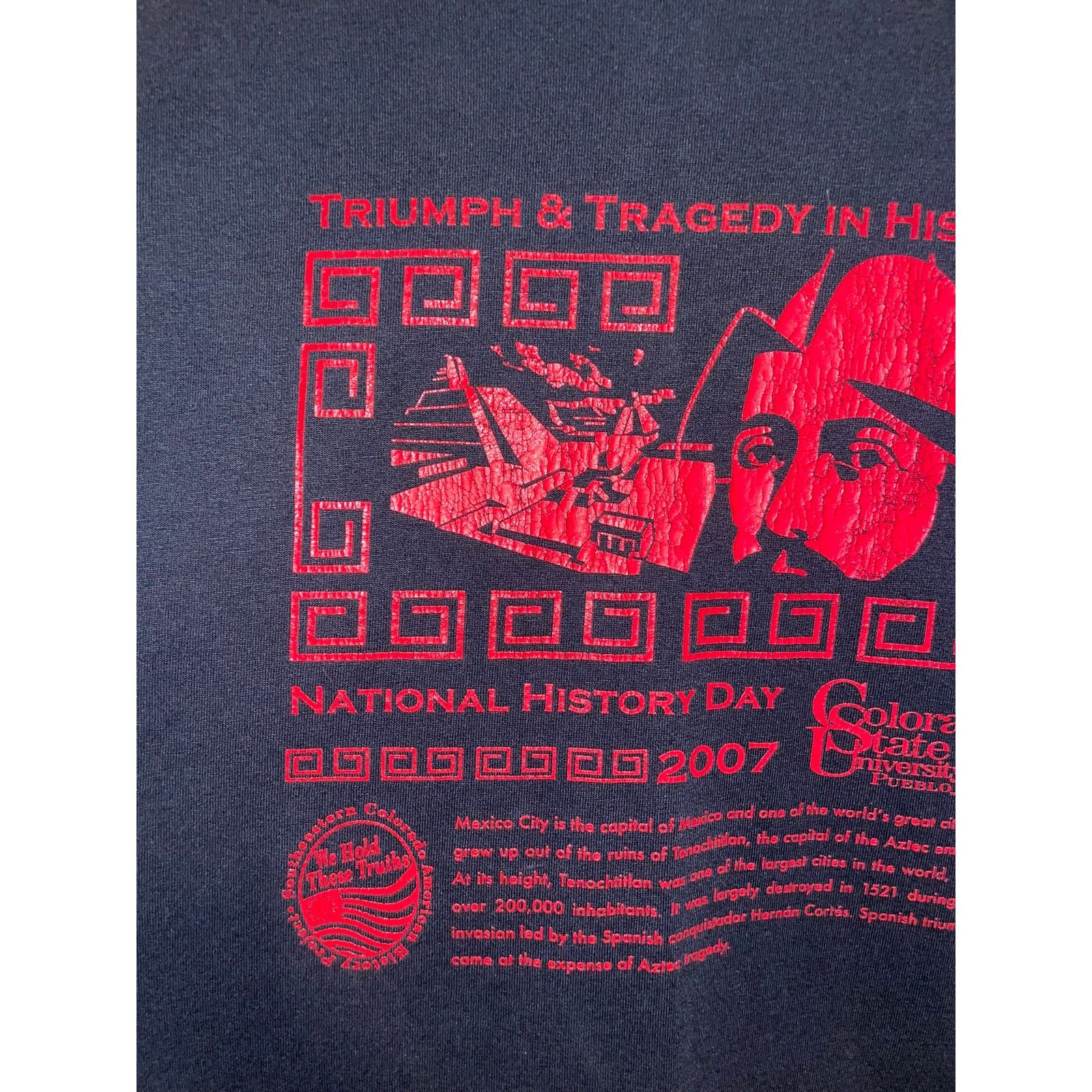 Fruit Of The Loom Vintage CSU Shirt National History Day History Tee 2000s Xl Size US XL / EU 56 / 4 - 2 Thumbnail