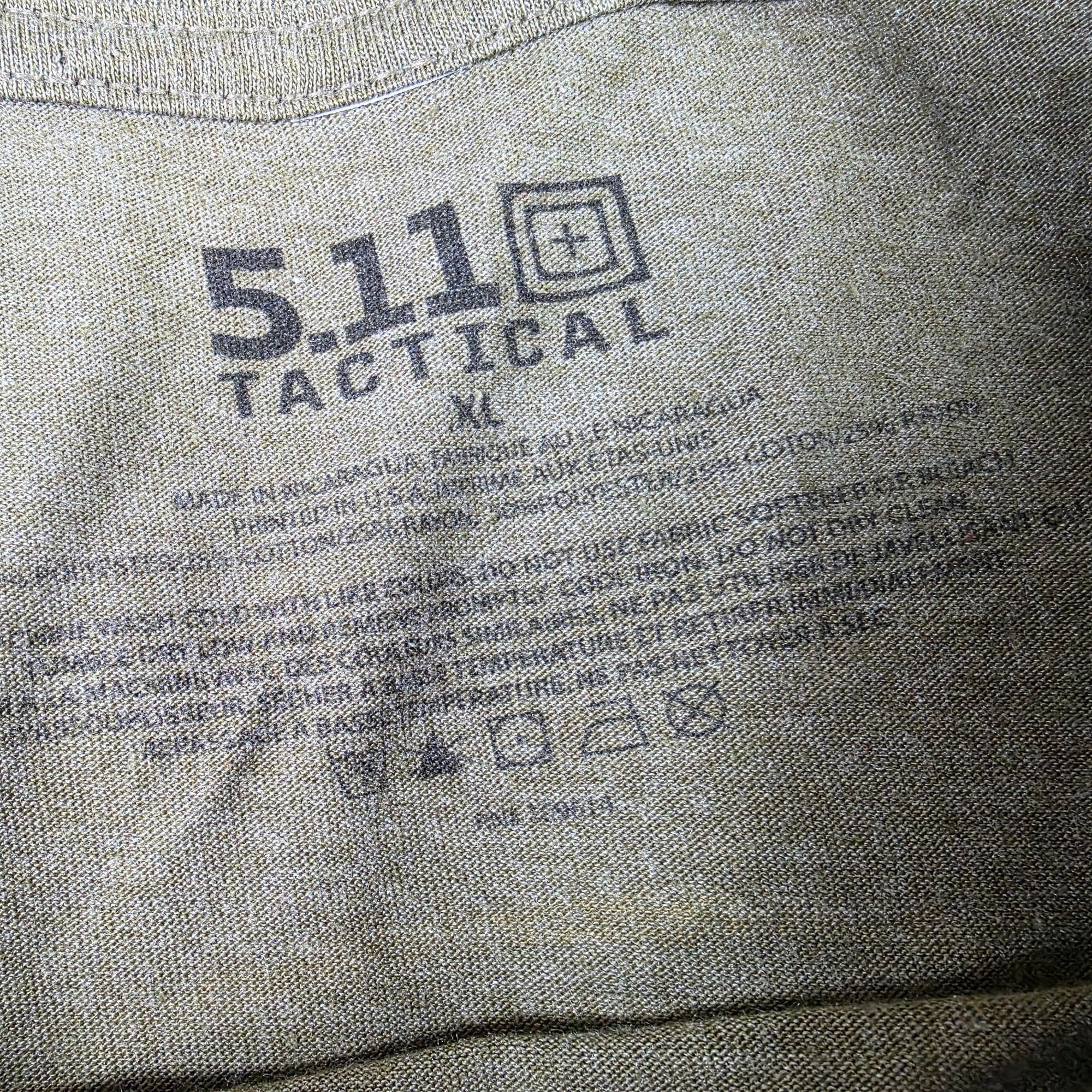 5.11 5.11 Tactical Battle Rations Mens XL Green T Shirt Casual Ou Size US XL / EU 56 / 4 - 4 Thumbnail