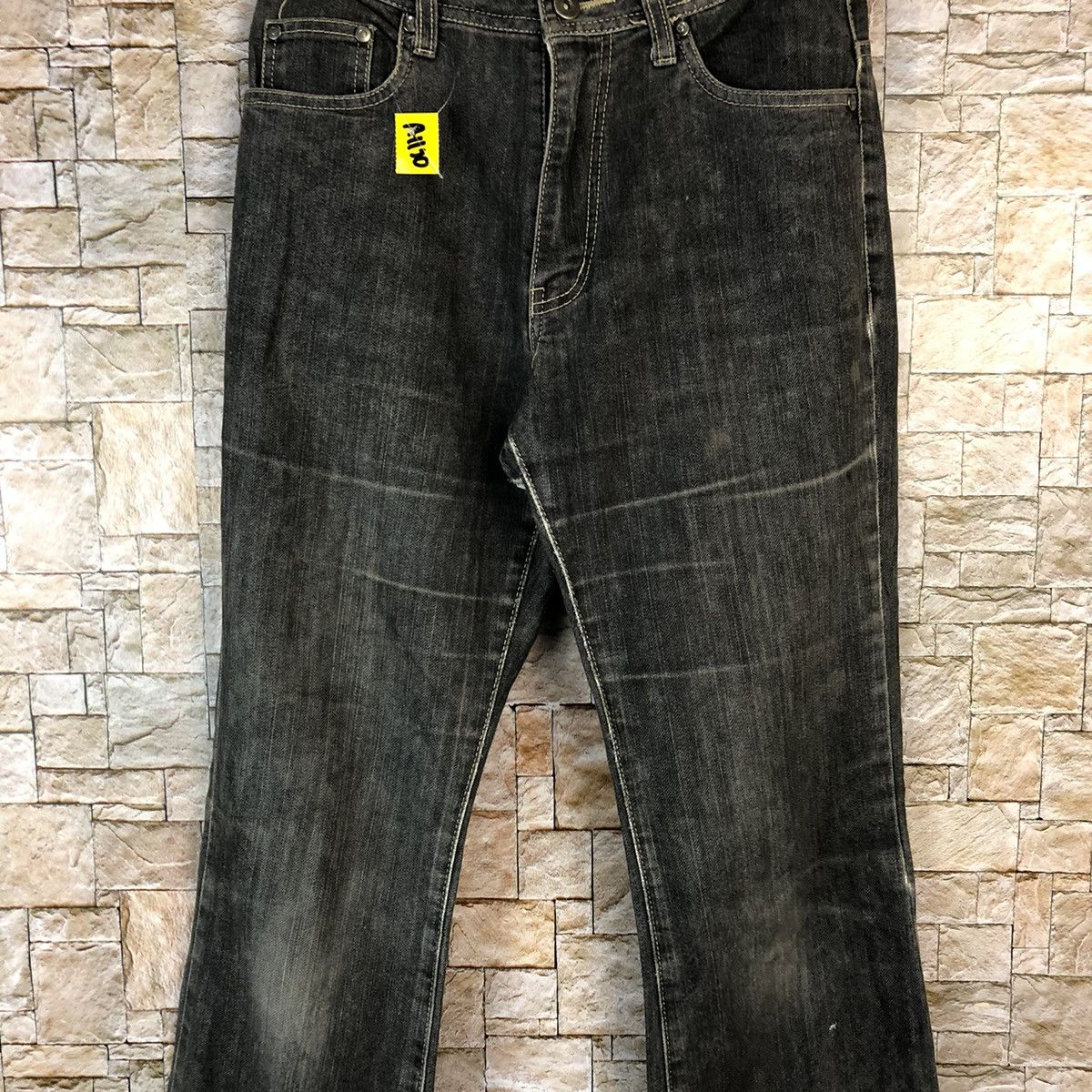 Japanese Brand Facilie Black vintage denim Jeans #A1120 Size 26" / US 2 / IT 38 - 5 Thumbnail