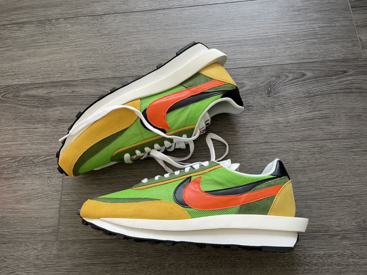 Nike × Sacai LD Waffle Green Gusto Size US 12 / EU 45 - 1 Thumbnail