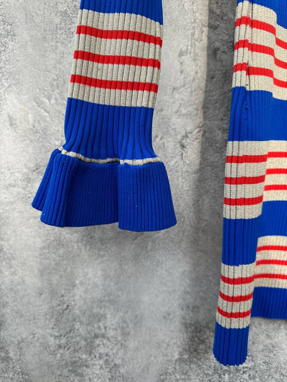 Alice McCall × Designer Alice McCall My Girl Knit Dress with Metallic Lurex Stripes Size XS / US 0-2 / IT 36-38 - 7 Thumbnail