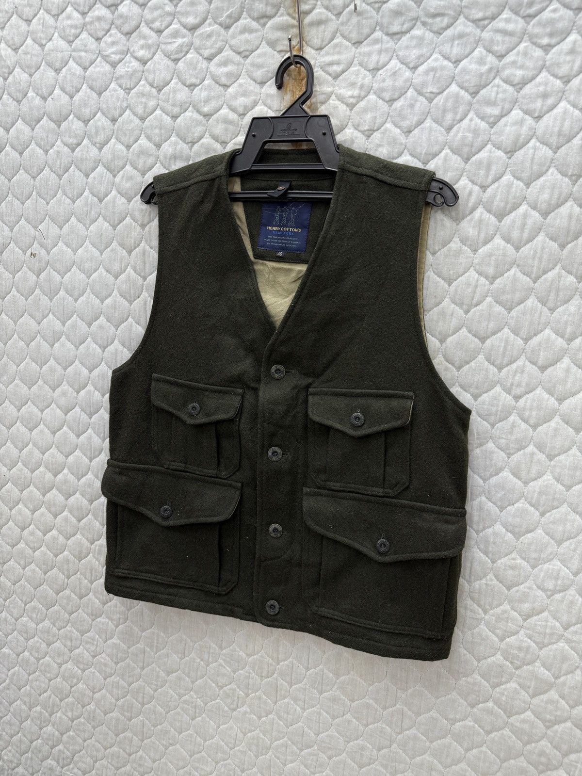 Henry Cotton's × Vintage 🔥🔥🔥STEALS HENRY COTTONS BLUE FEEL VEST Size US S / EU 44-46 / 1 - 3 Thumbnail