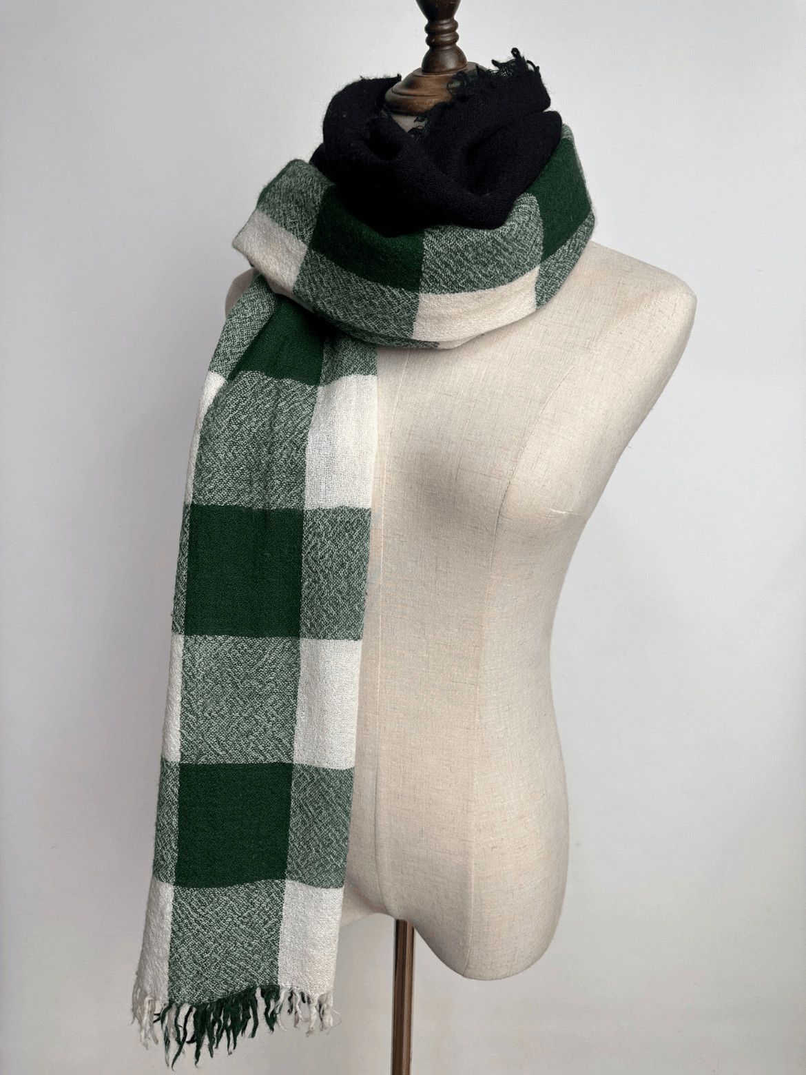 Yohji Yamamoto Yohji Yamamoto Pour Homme Joint Color Scarf Size ONE SIZE - 6 Thumbnail