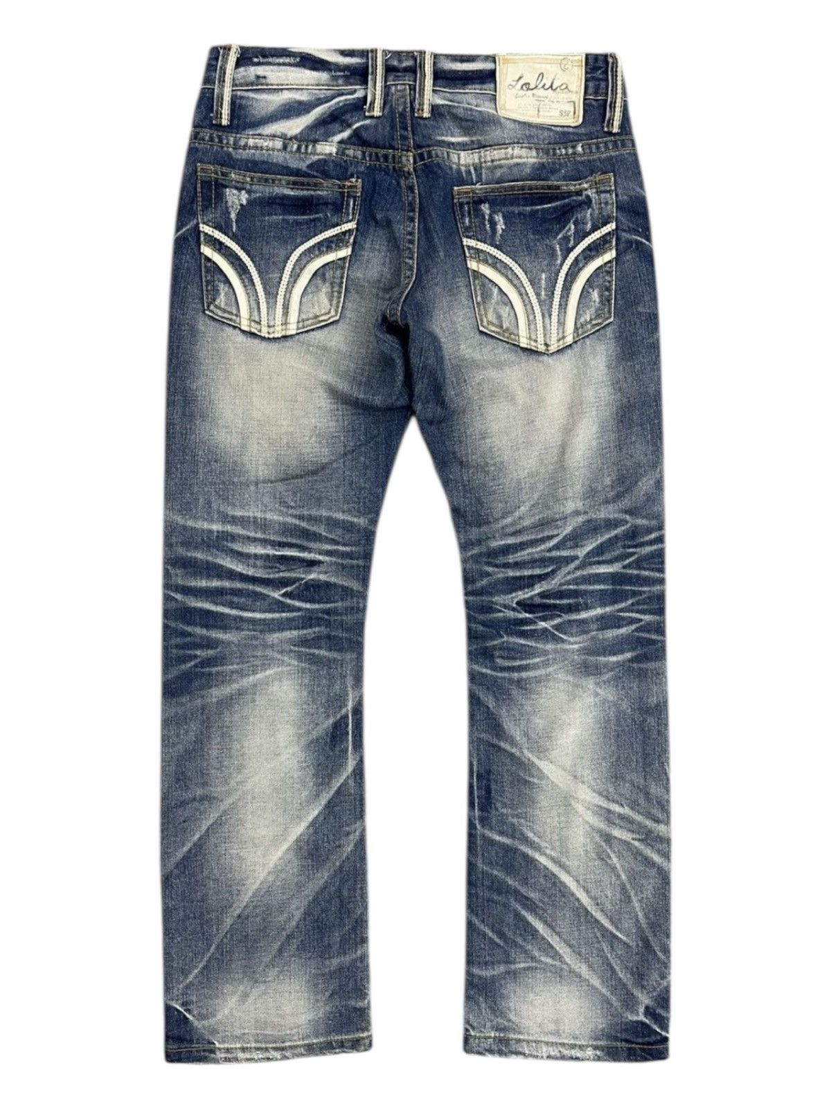 Lolita Jeans by Concert Club Y2K Distressed Flared Denim