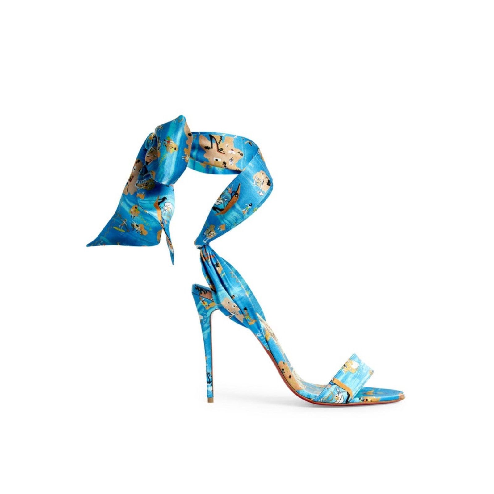 Christian Louboutin Christian Louboutin Sandale Du Desert Odissey Tie Heels 37 Size US 6.5 / IT 36.5 - 2 Thumbnail