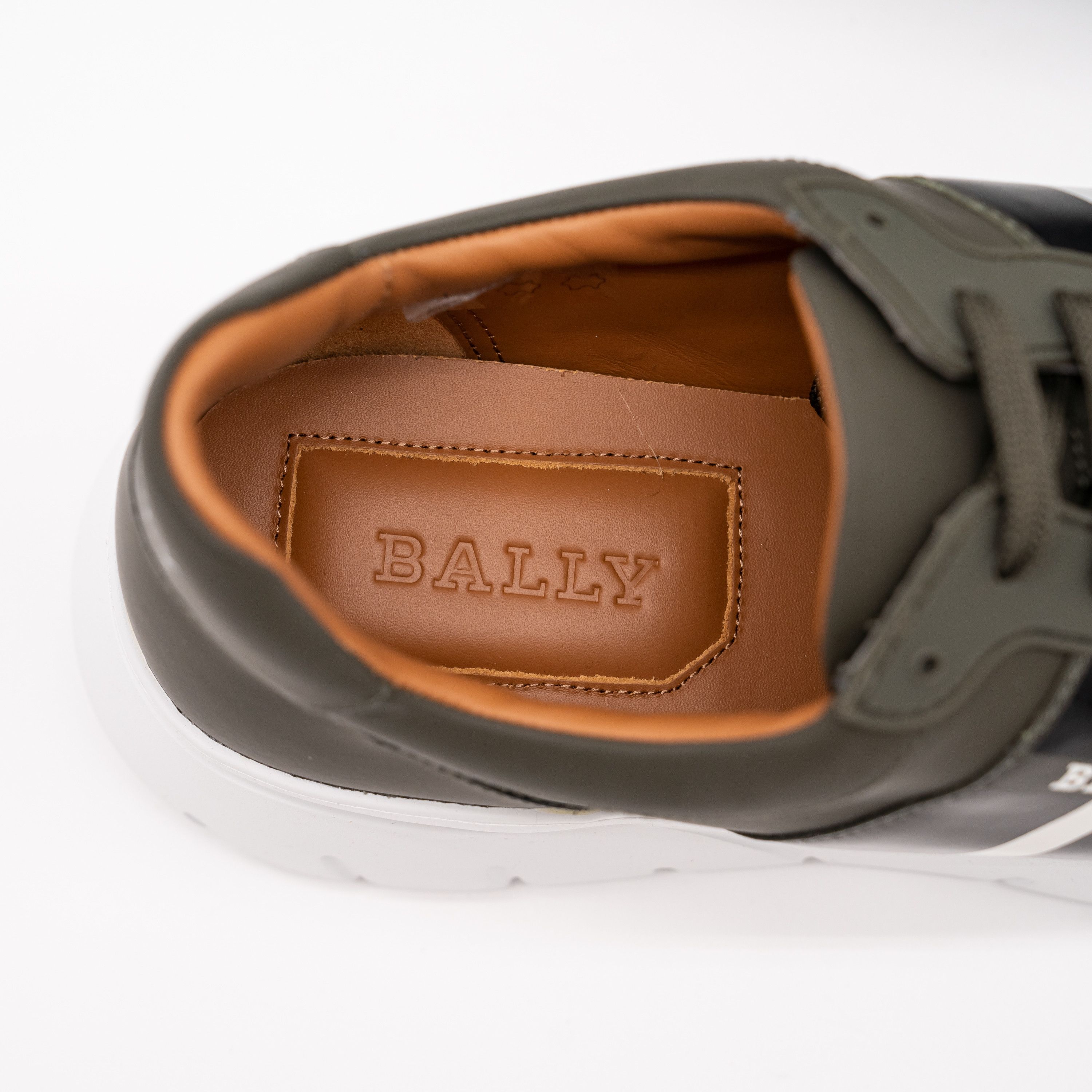 Bally 12 Bally Bronnye Green Olive Sneakers Leather White Fango Size US 12 / EU 45 - 10 Thumbnail