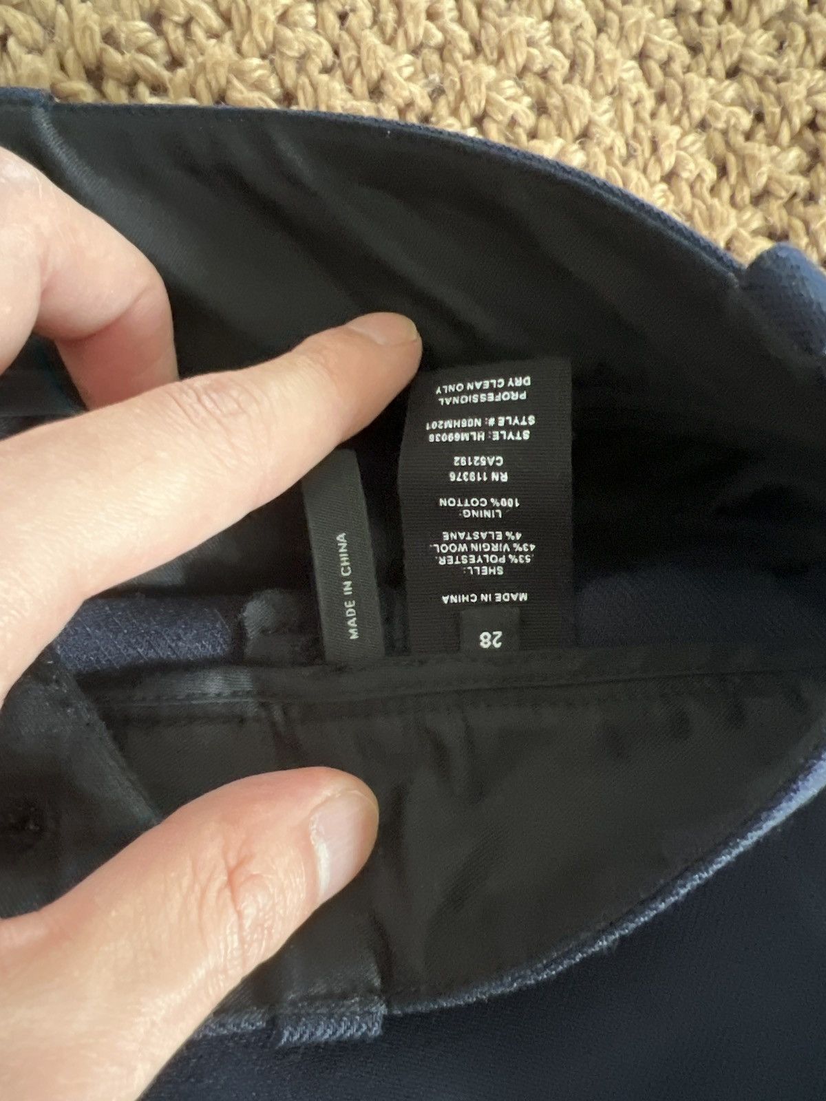 Helmut Lang Helmut lang bottoms navy Size US 28 / EU 44 - 4 Thumbnail