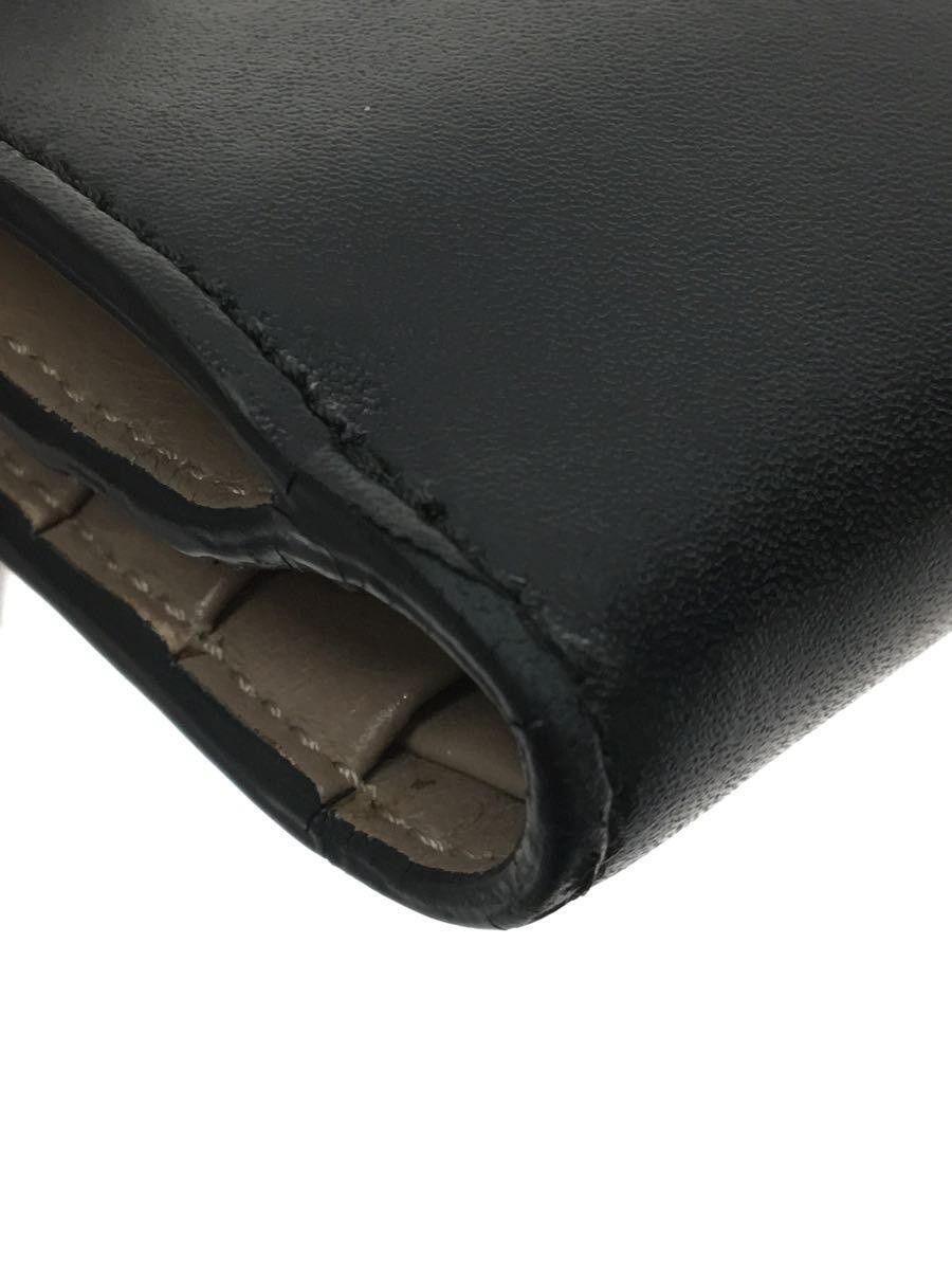 Fendi Fendi Leather Tri-Fold Wallet Black Size ONE SIZE - 7 Thumbnail