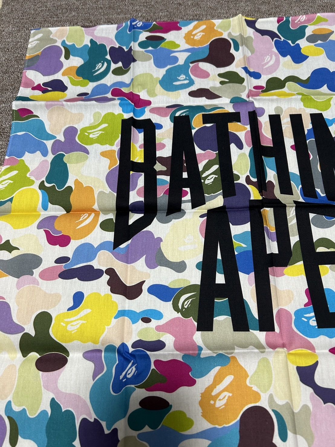 Bape NEW BAPE MULTI CAMO NYC LOGO BANDANA Size ONE SIZE - 6 Thumbnail