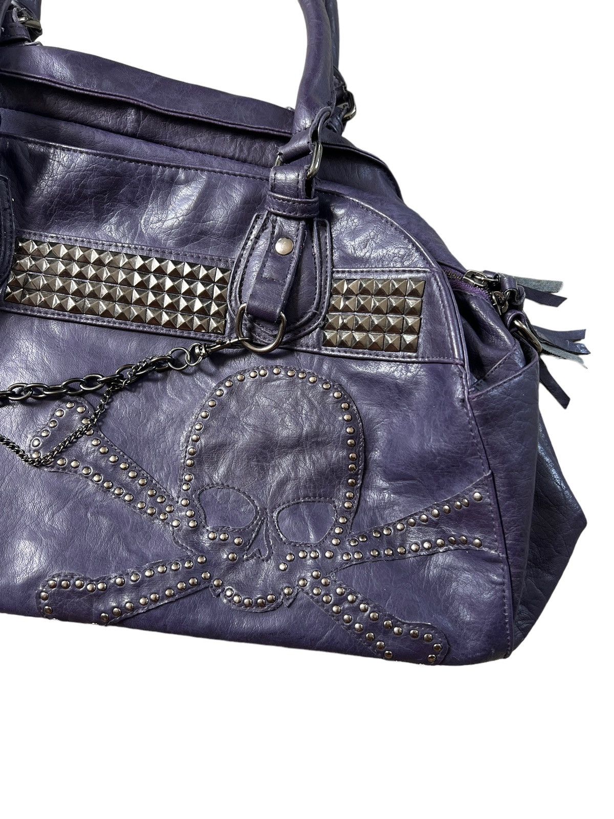 semanticdesign Semantic Design Studded Faux Leather Boston Bag Size ONE SIZE - 19 Thumbnail