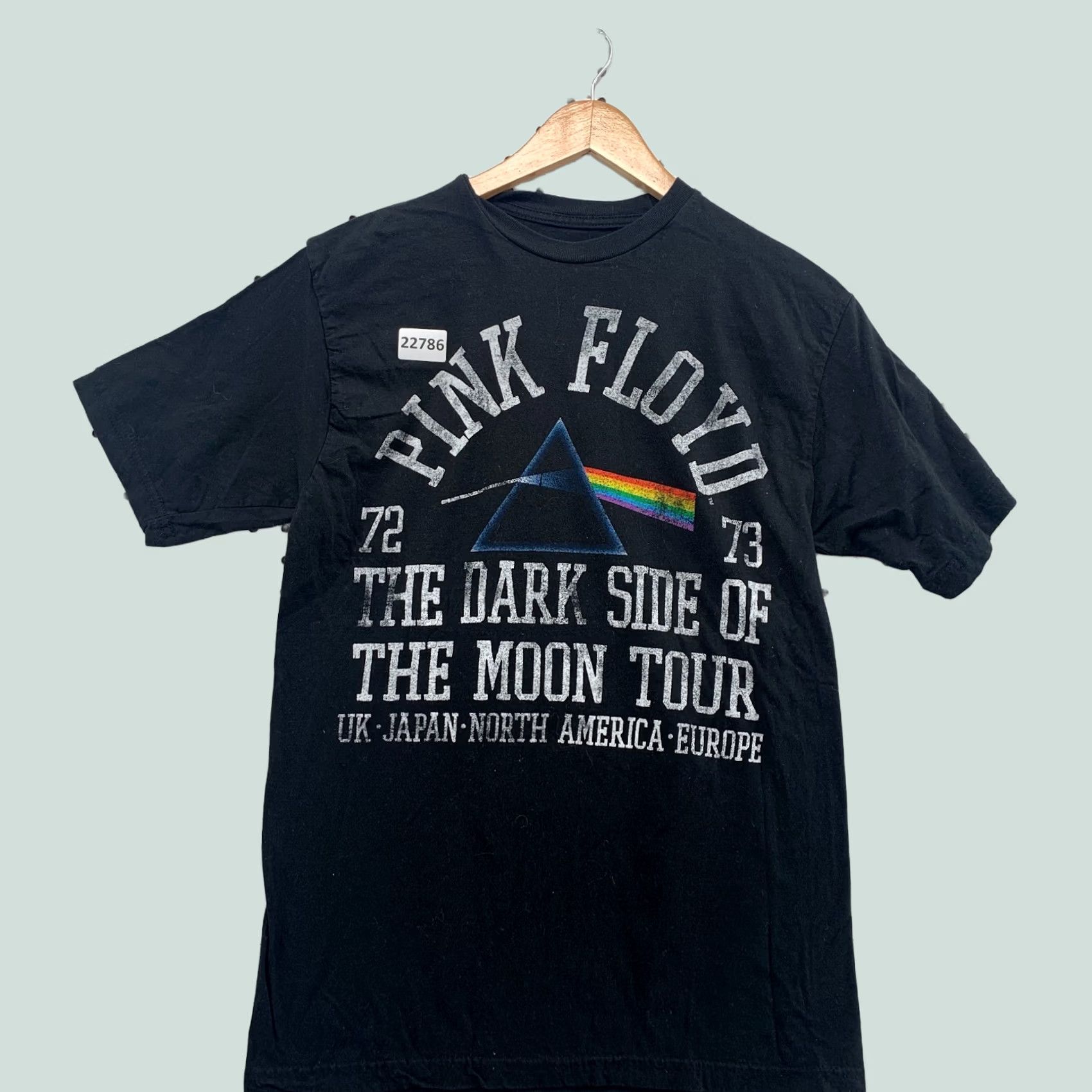 Vintage Pink Floyd Shirt Black The Dark Side Of The Moon Band TEE Adult Medium Mens Size US M / EU 48-50 / 2 - 1 Thumbnail