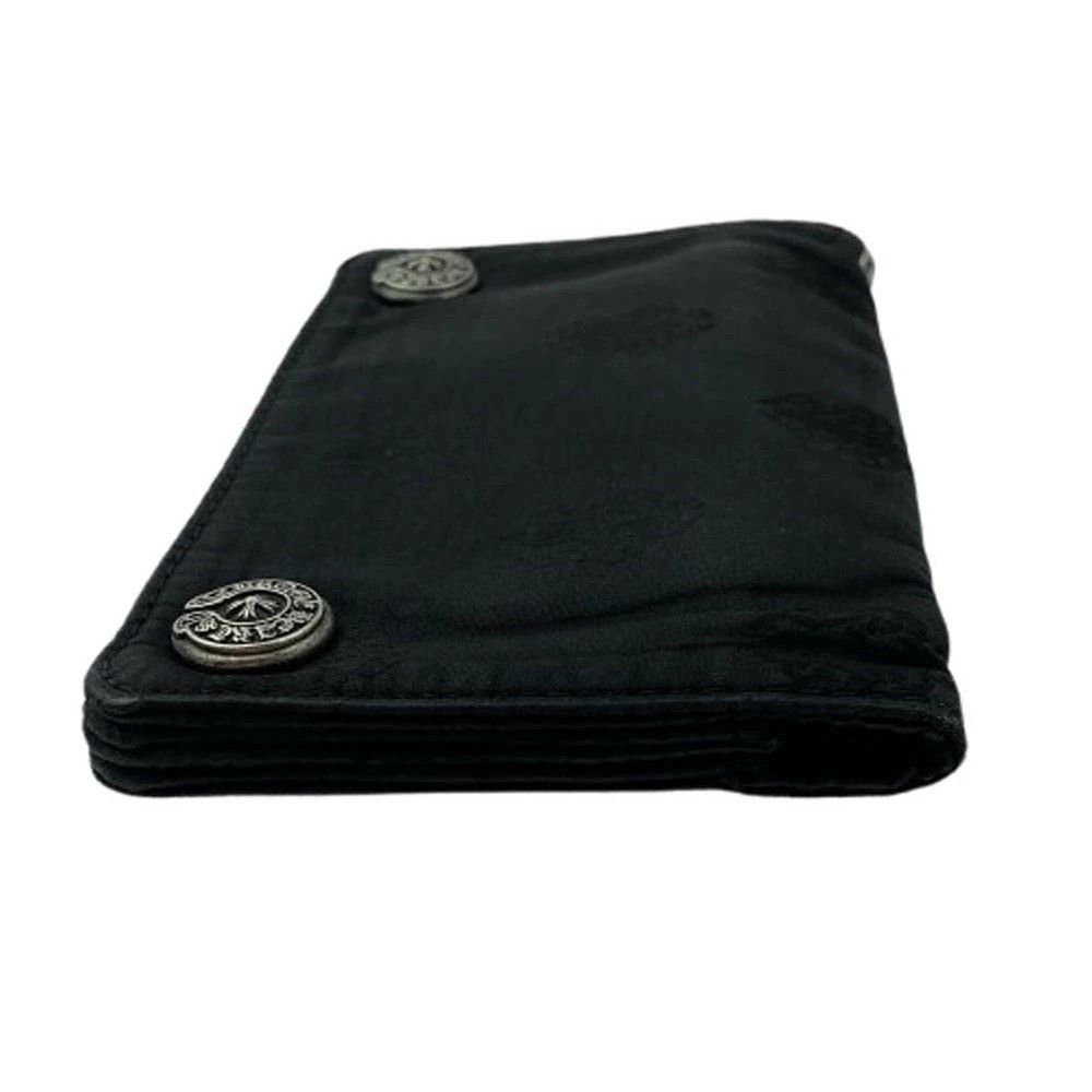Chrome Hearts CHROME HEARTS 2 ZIP CROSS BALL BUTTON NYLON WALLET silver Size ONE SIZE - 4 Thumbnail