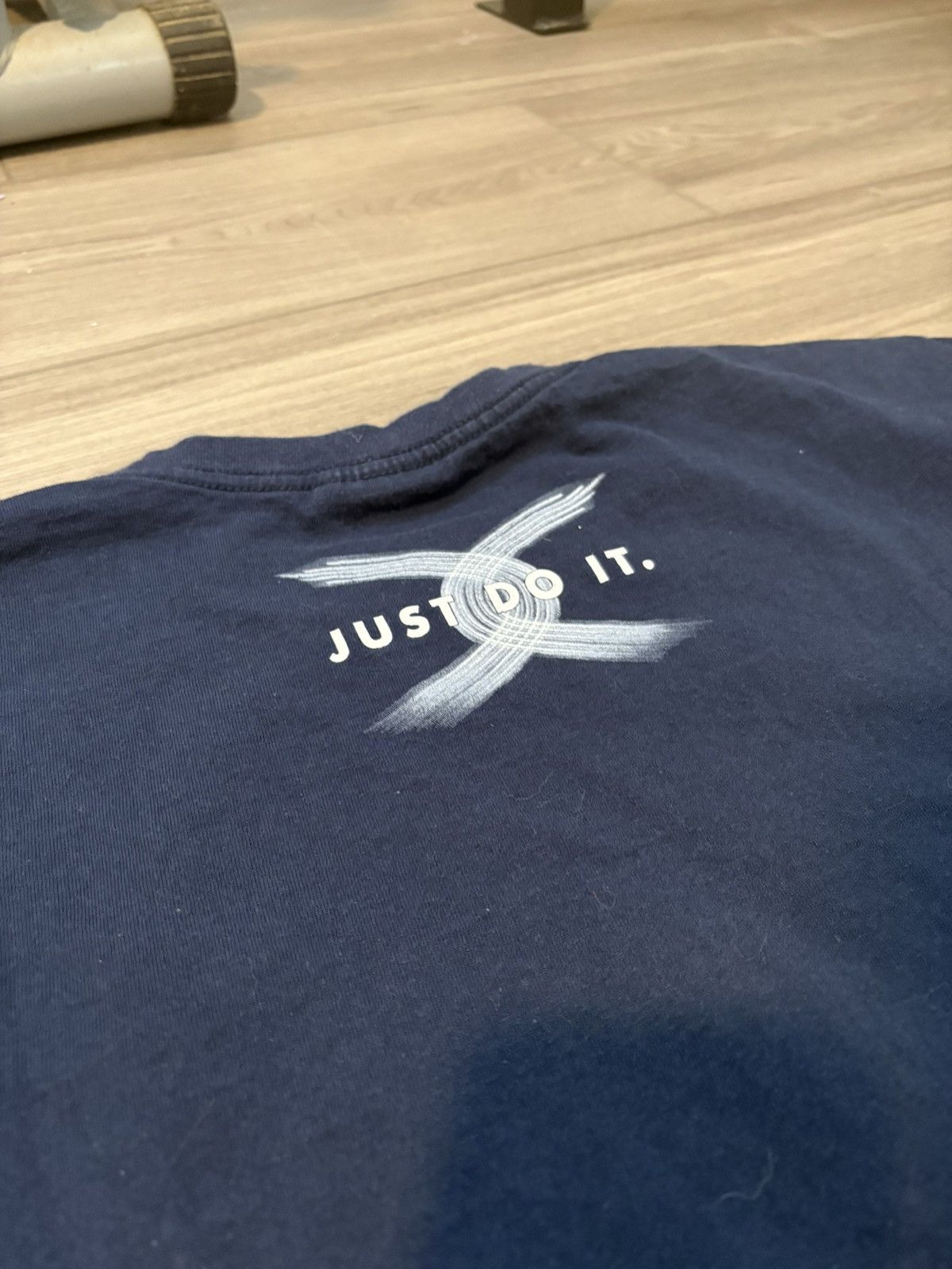 Nike × Vintage Vintage 90s Nike Max Air Made In Canada Short Sleeve Tee Size US L / EU 52-54 / 3 - 3 Thumbnail