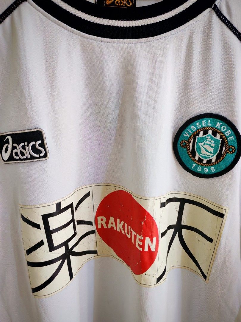 Asics Vintage 2004 Vissel Kobe Away Jersey Asics J-League XL Size US XL / EU 56 / 4 - 4 Thumbnail