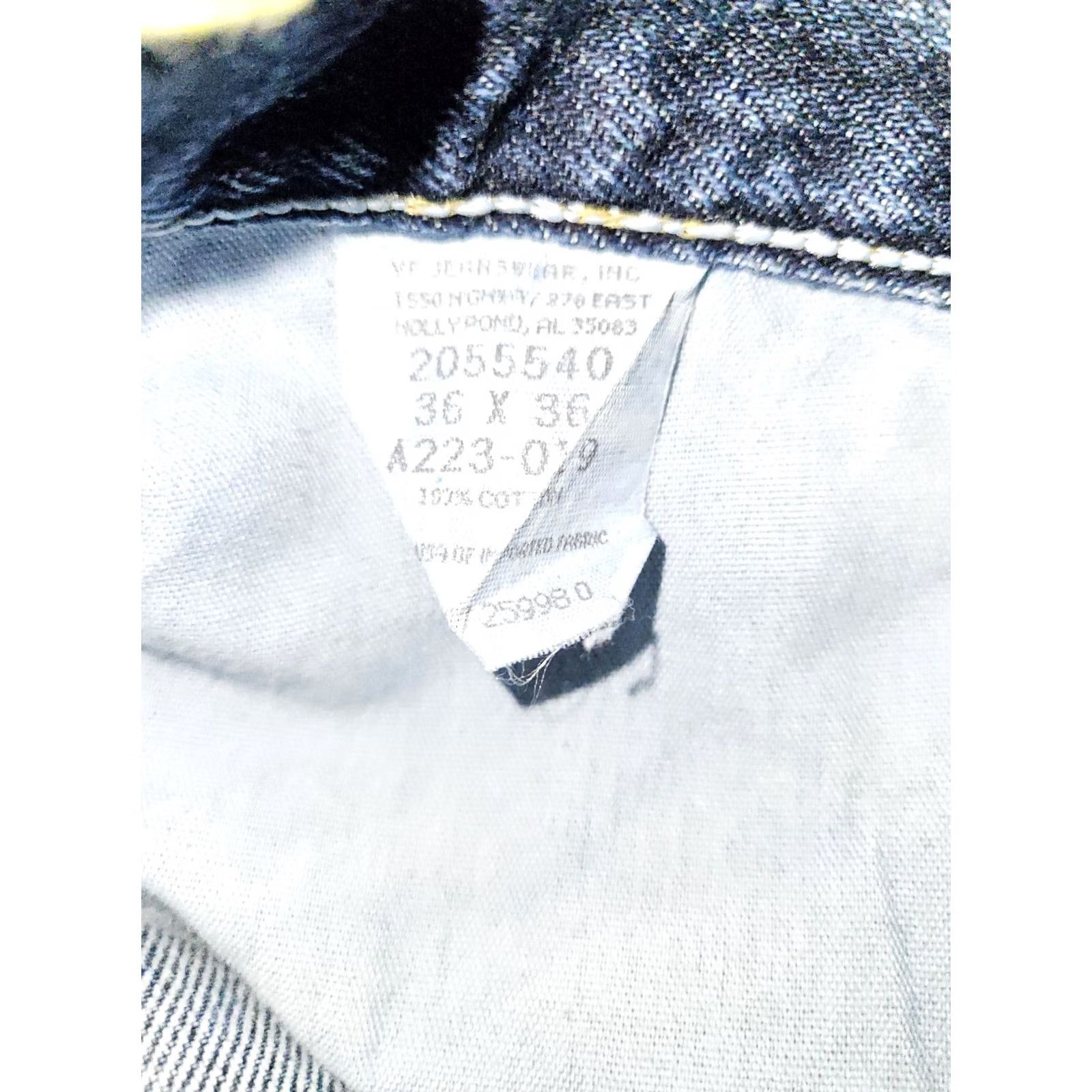 Lee VINTAGE LEE Jeans Men 36x36 Straight Blue Denim USA 80s 90s Grunge Regular Mens Size US 36 / EU 52 - 2 Thumbnail