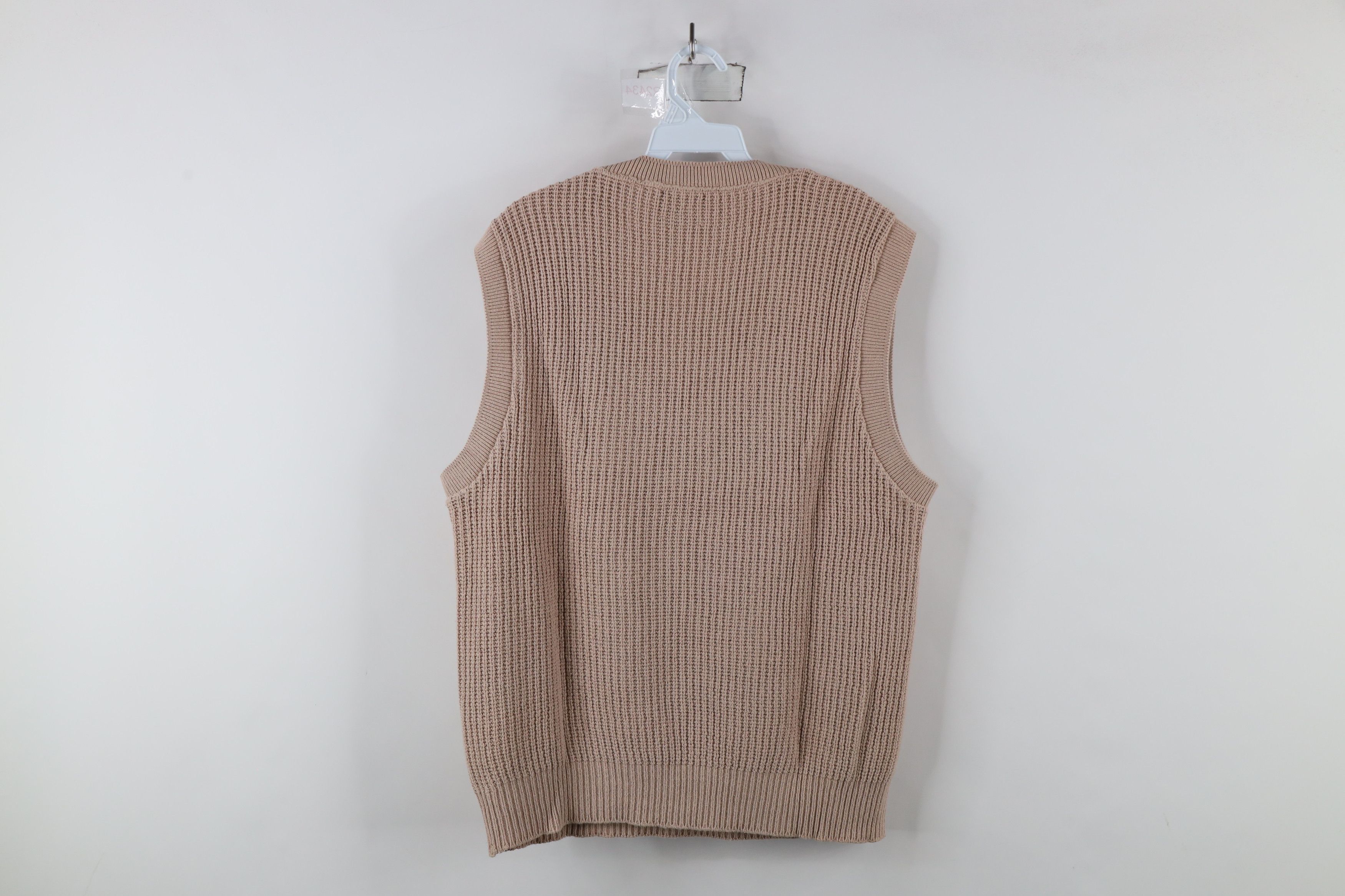 Vintage Vintage 70s Streetwear Cotton Ribbed Knit Sweater Vest USA Size US M / EU 48-50 / 2 - 6 Thumbnail