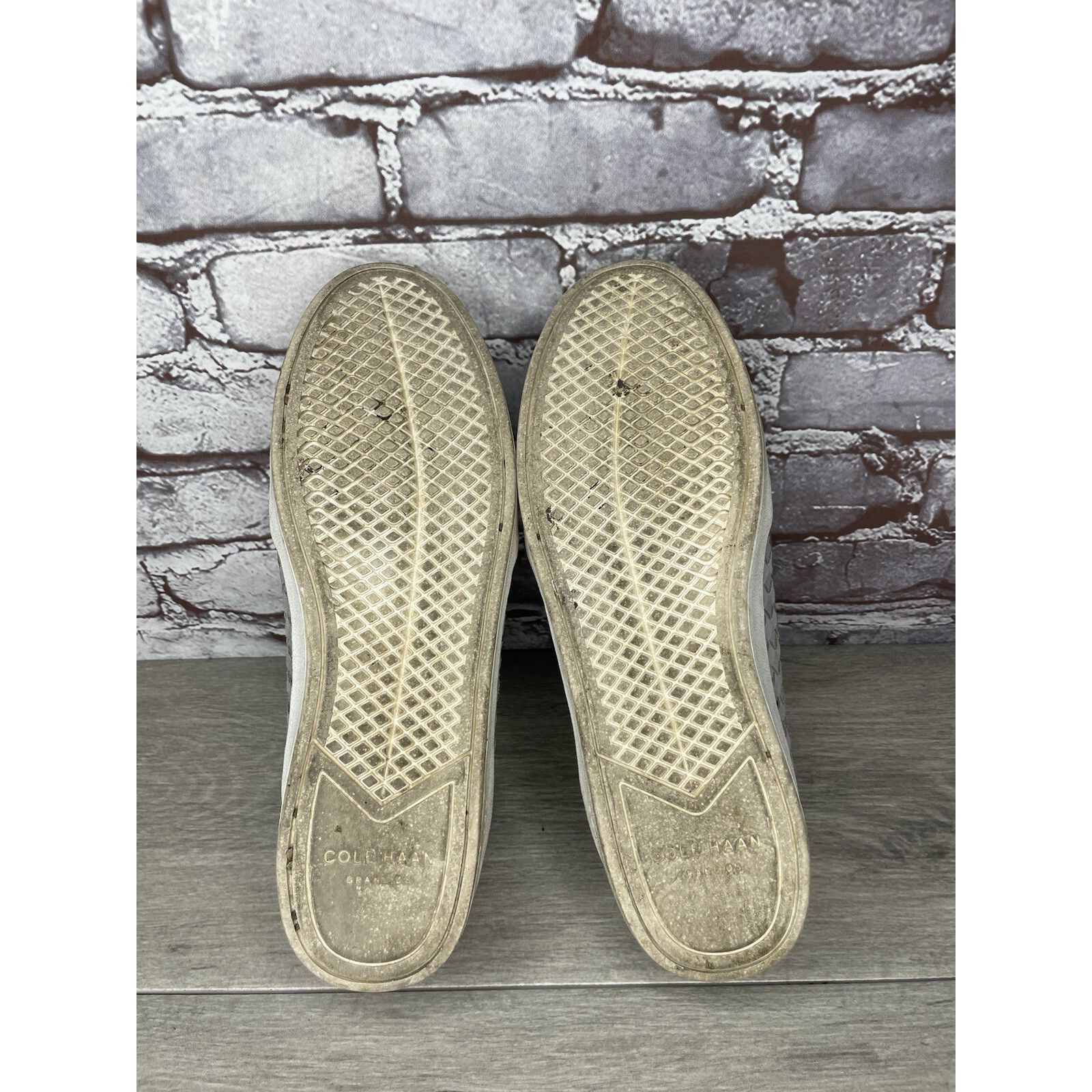 Cole Haan Cole Haan Grand Pro Gray Woven Suede Leather Slip On Shoes W Size US 11 / IT 41 - 19 Thumbnail