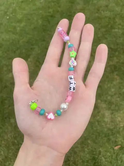 Other Handmade “WTF” Bead Bracelet Size ONE SIZE - 4 Thumbnail
