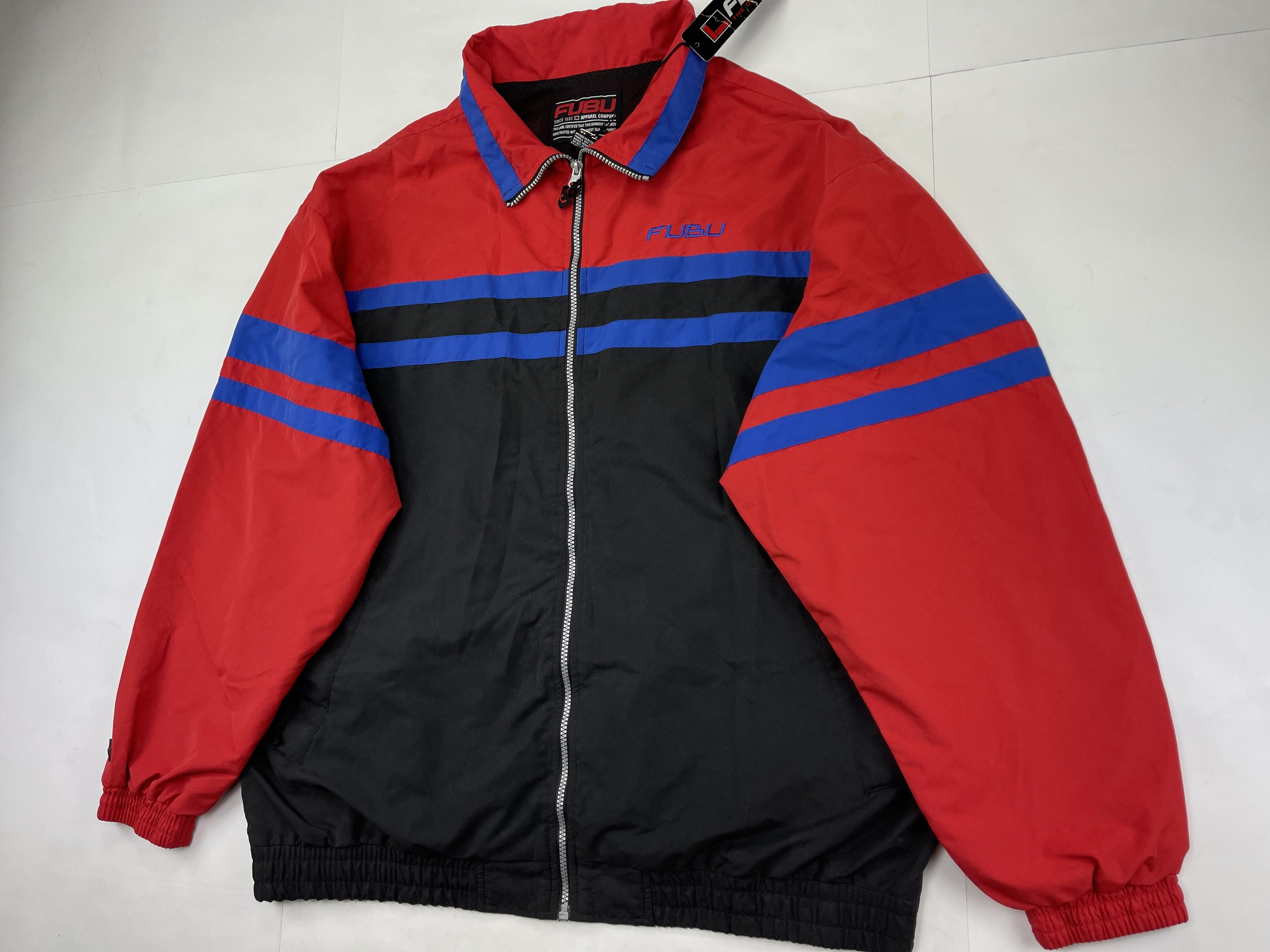 Fubu FUBU tracksuit, baggy track suit jacket and pants set 90s XL Size US XL / EU 56 / 4 - 15 Thumbnail