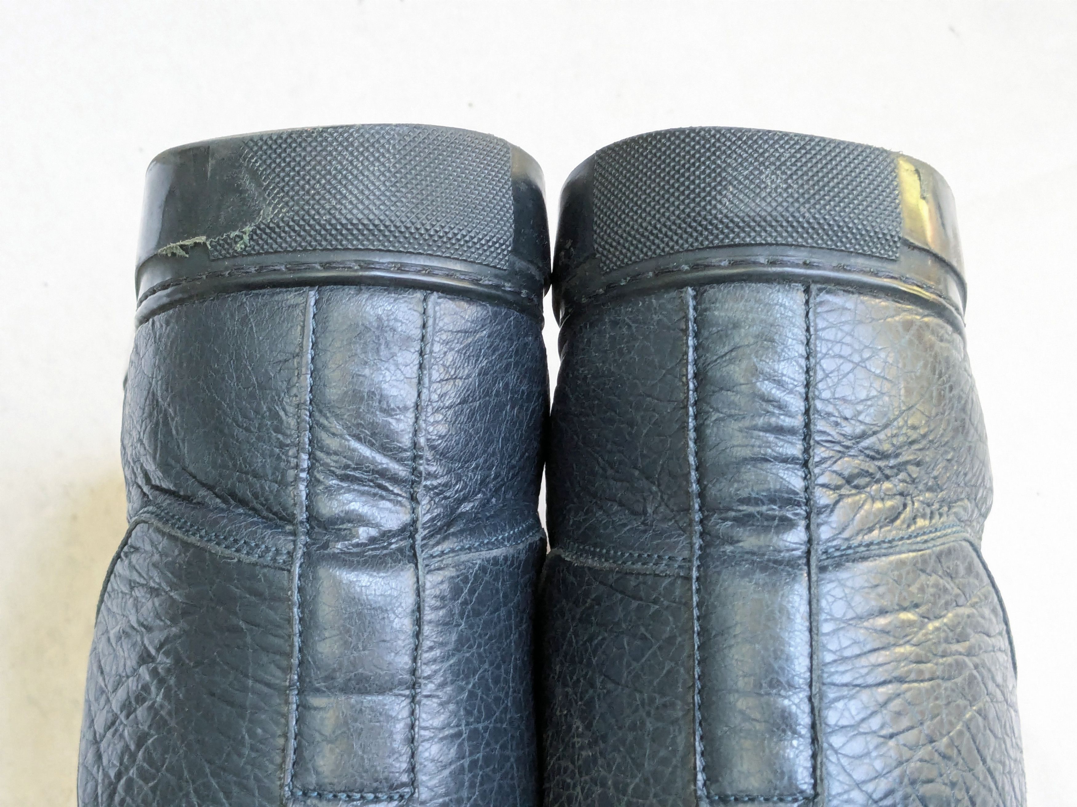 Balenciaga Balenciaga Arena Sneakers Navy Blue 11 High Tops Leather Size US 11 / EU 44 - 14 Thumbnail