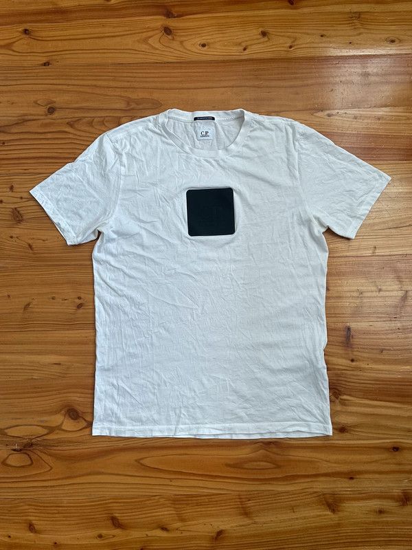 C.P. Company × Vintage Rare C.P Company Y2k Centre Big Logo T-shirt Tee Size US L / EU 52-54 / 3 - 1 Thumbnail