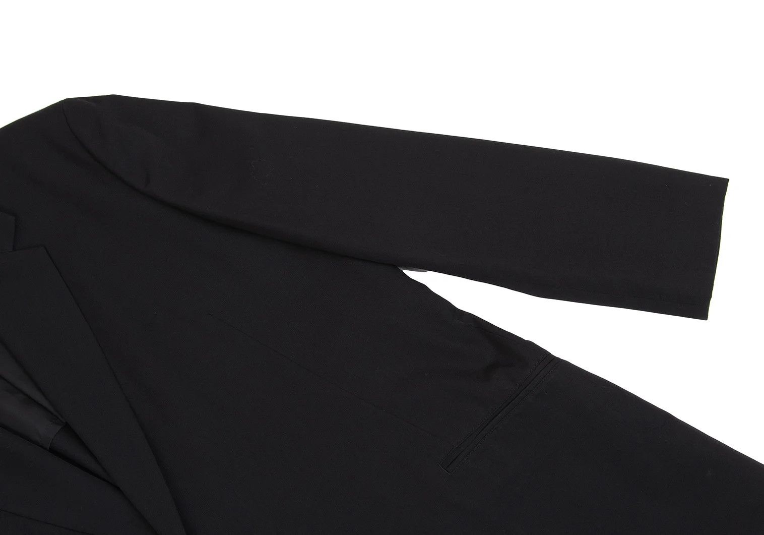 Yohji Yamamoto Yohji Yamamoto Wool Gabardine Jacket Black 3 Size US L / EU 52-54 / 3 - 7 Thumbnail