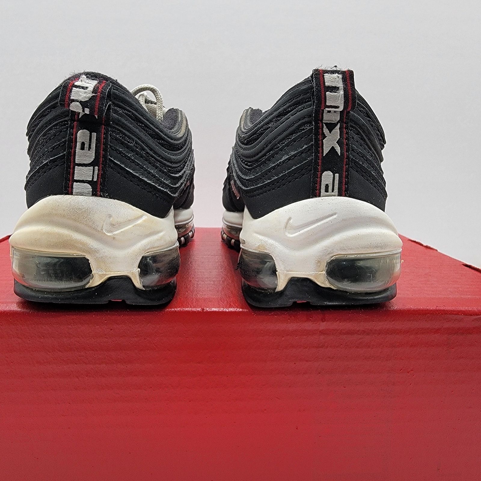 Nike Nike Air Max 97 SE GS 'Black White' Sz 6Y AV3180 001 (198) Size US 7.5 / IT 37.5 - 4 Thumbnail