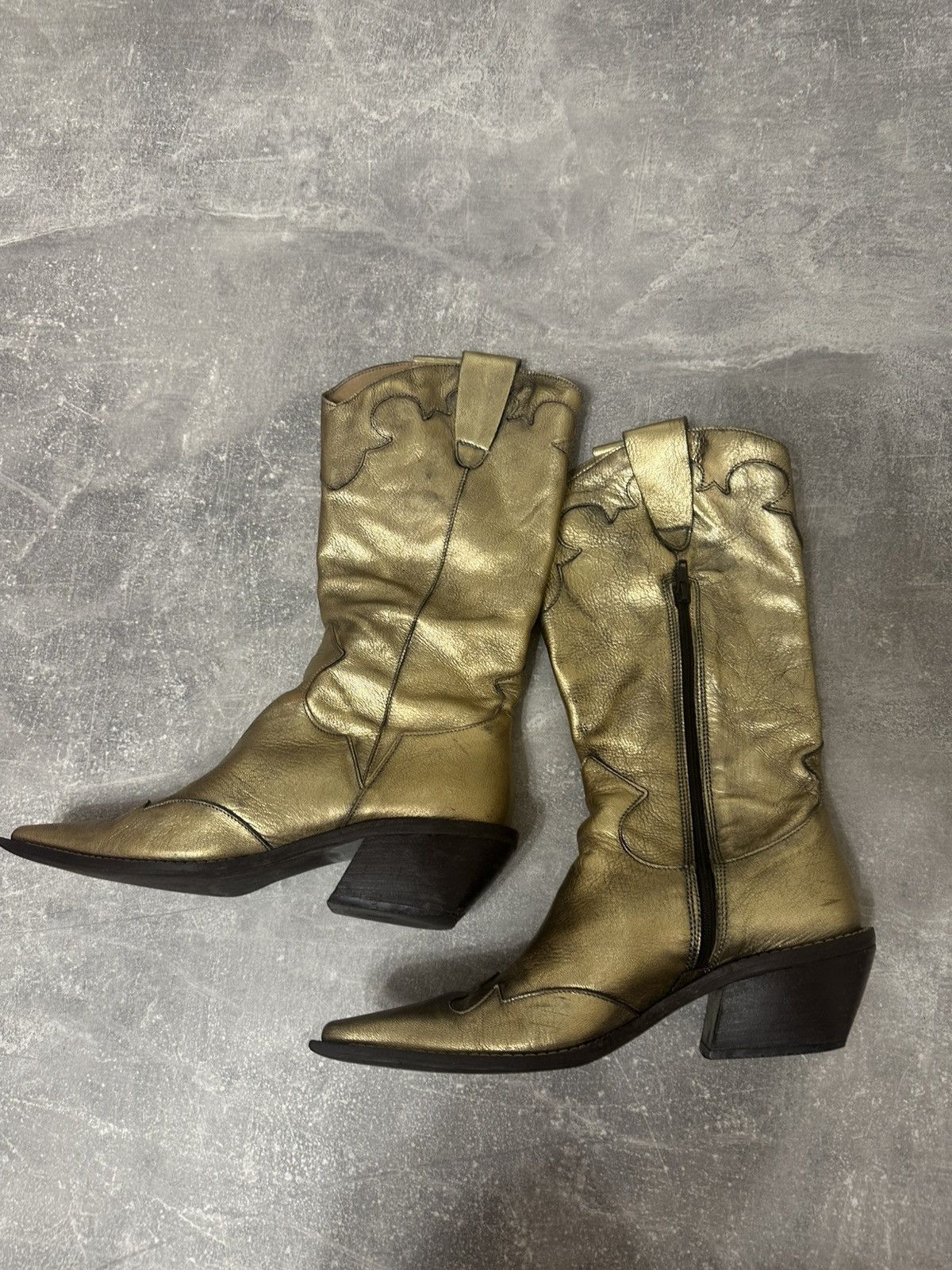 Vintage Vintage Leather Cowboy Boots Size US 9 / IT 39 - 6 Thumbnail