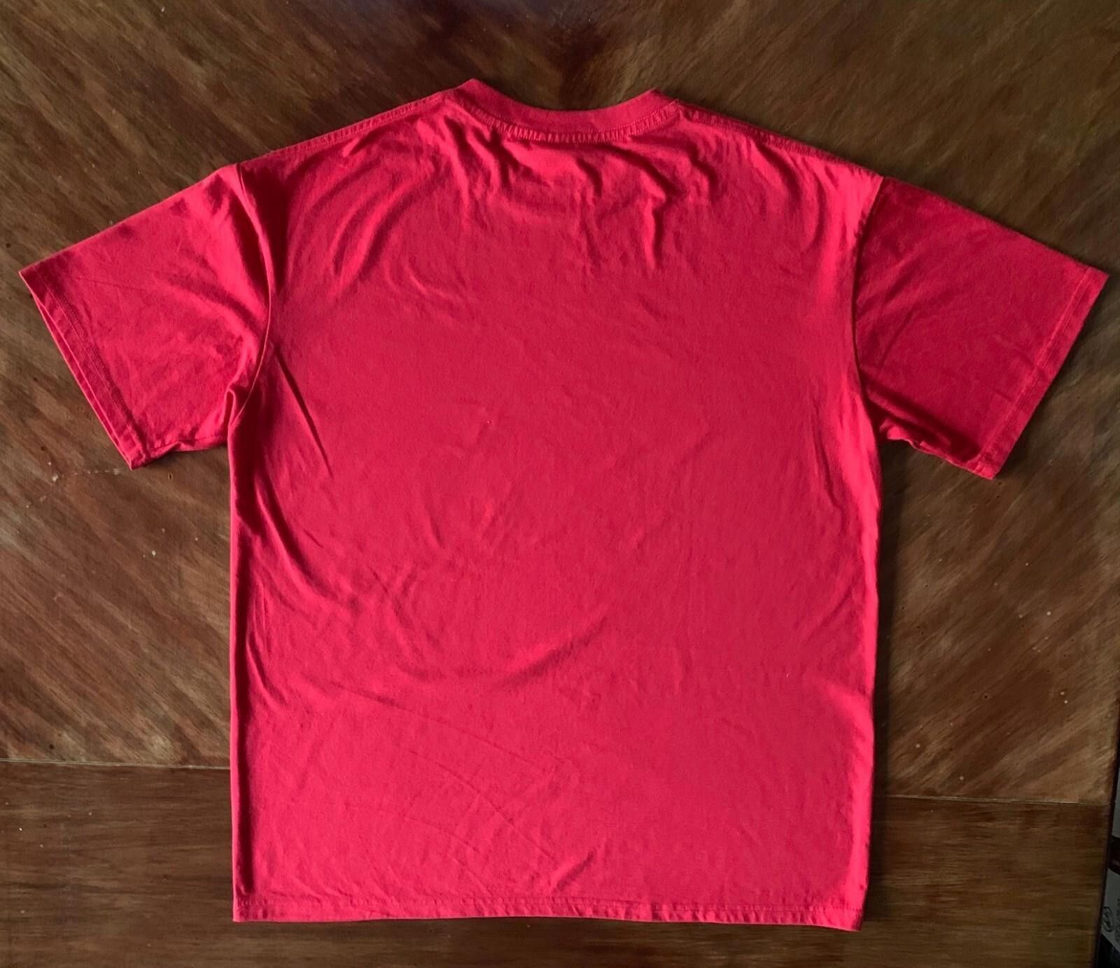 The Unbranded Brand Men's New Red 100% Cotton 2XL T-shirt Size US XXL / EU 58 / 5 - 1 Thumbnail