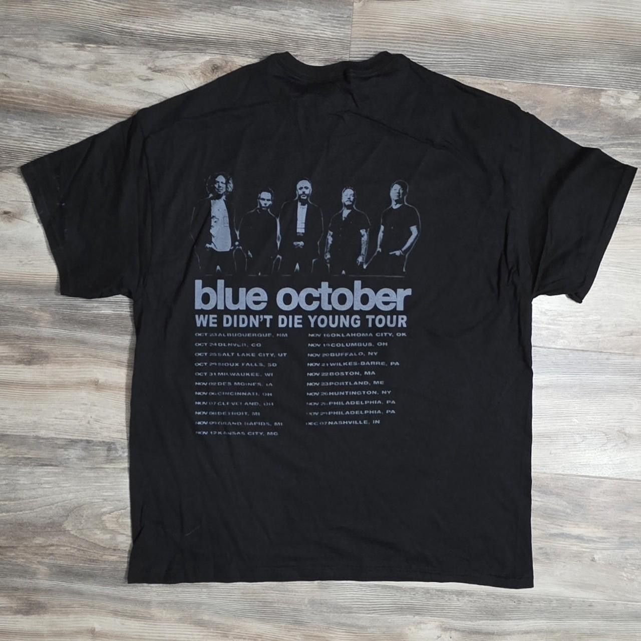 Other Blue October 2025 Tour Shirt "We Didn't Die Young Tour" XL Size US XL / EU 56 / 4 - 2 Thumbnail