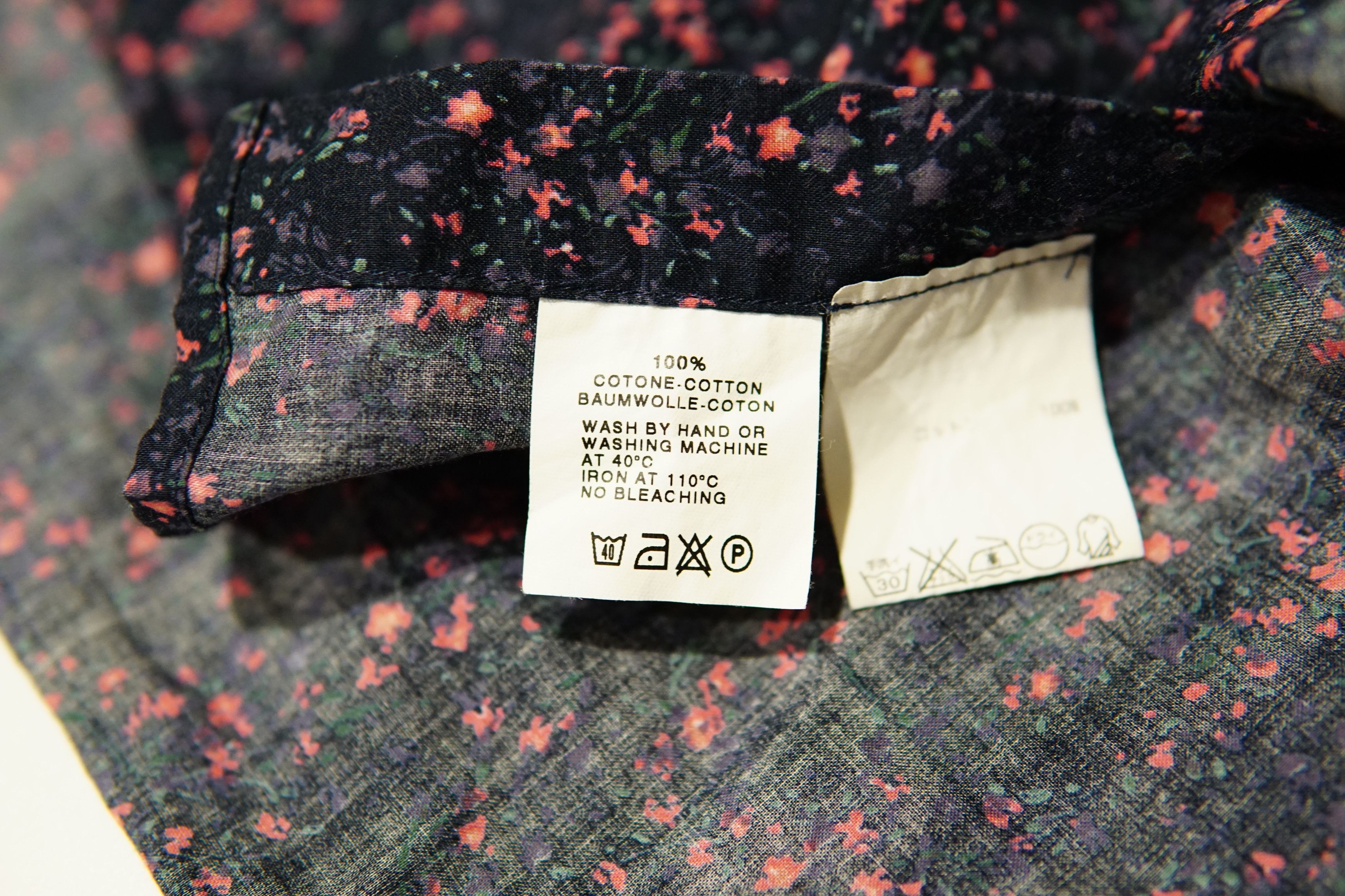 Raf Simons FW12 Floral Button Up Shirt Size US S / EU 44-46 / 1 - 5 Thumbnail