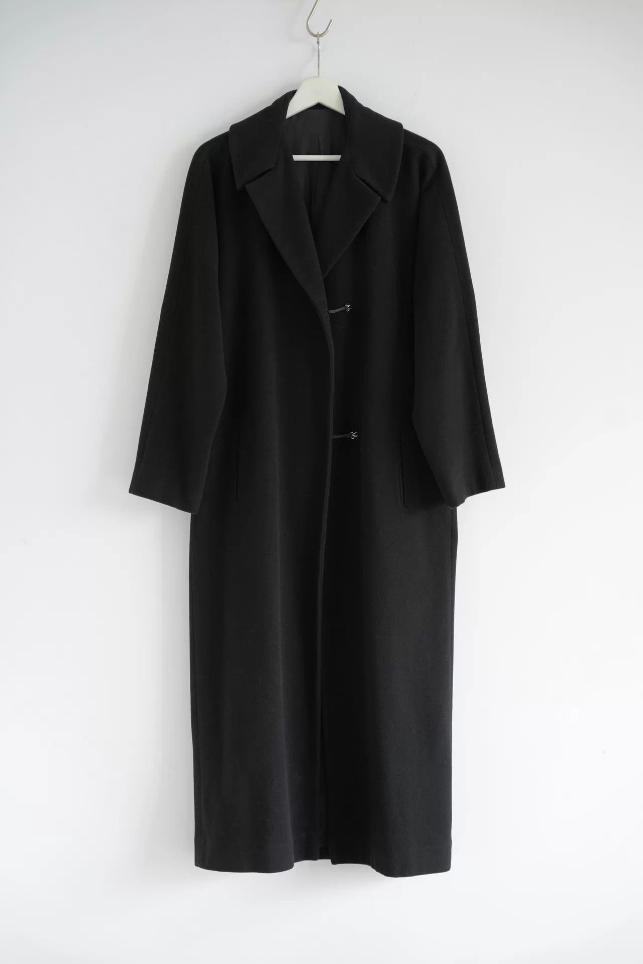Yohji Yamamoto Yohji Yamamoto 05AW Femme Rope Hook Maxi Wool Coat Size US M / EU 48-50 / 2 - 1 Thumbnail