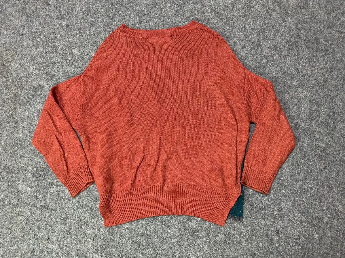Issey Miyake Mercibeaucop Issey Miyake 2Tone Wool Knitwear Size ONE SIZE - 9 Thumbnail