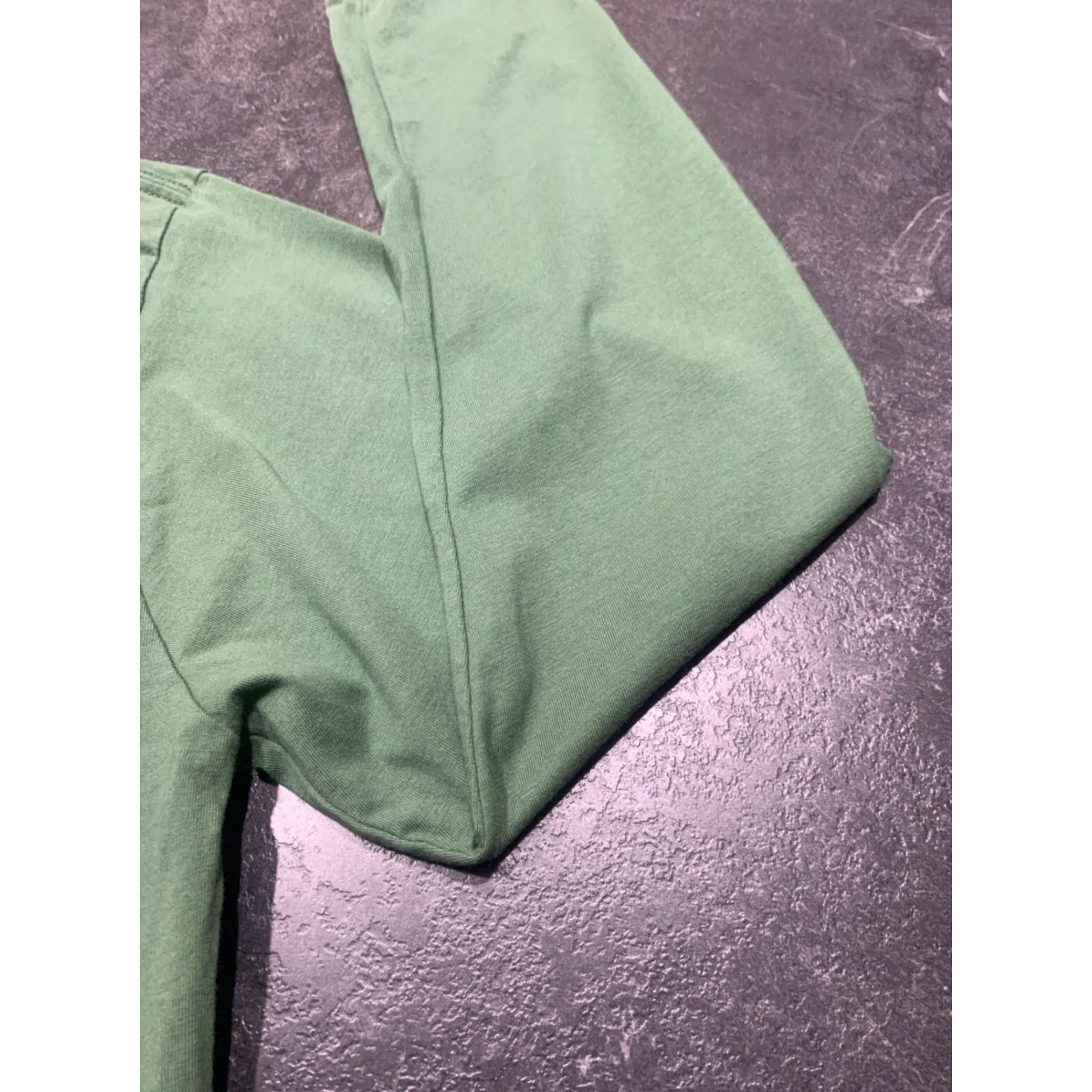 Vintage Fish Hippie Long Sleeve T-shirt Fly Spin Fishing Medium M Green Size US M / EU 48-50 / 2 - 2 Thumbnail